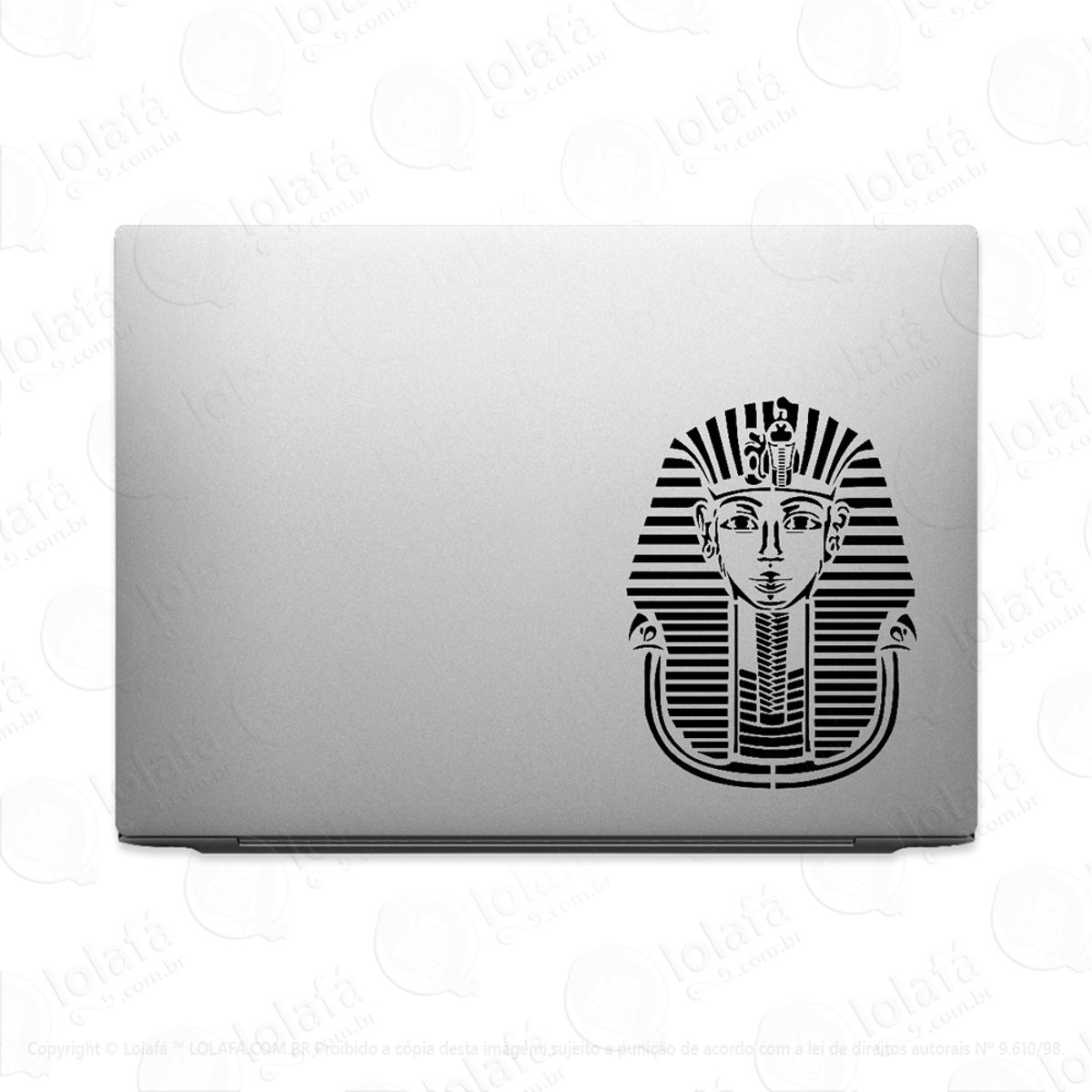 Adesivo Para Notebook Faraó Máscara Mod:3690