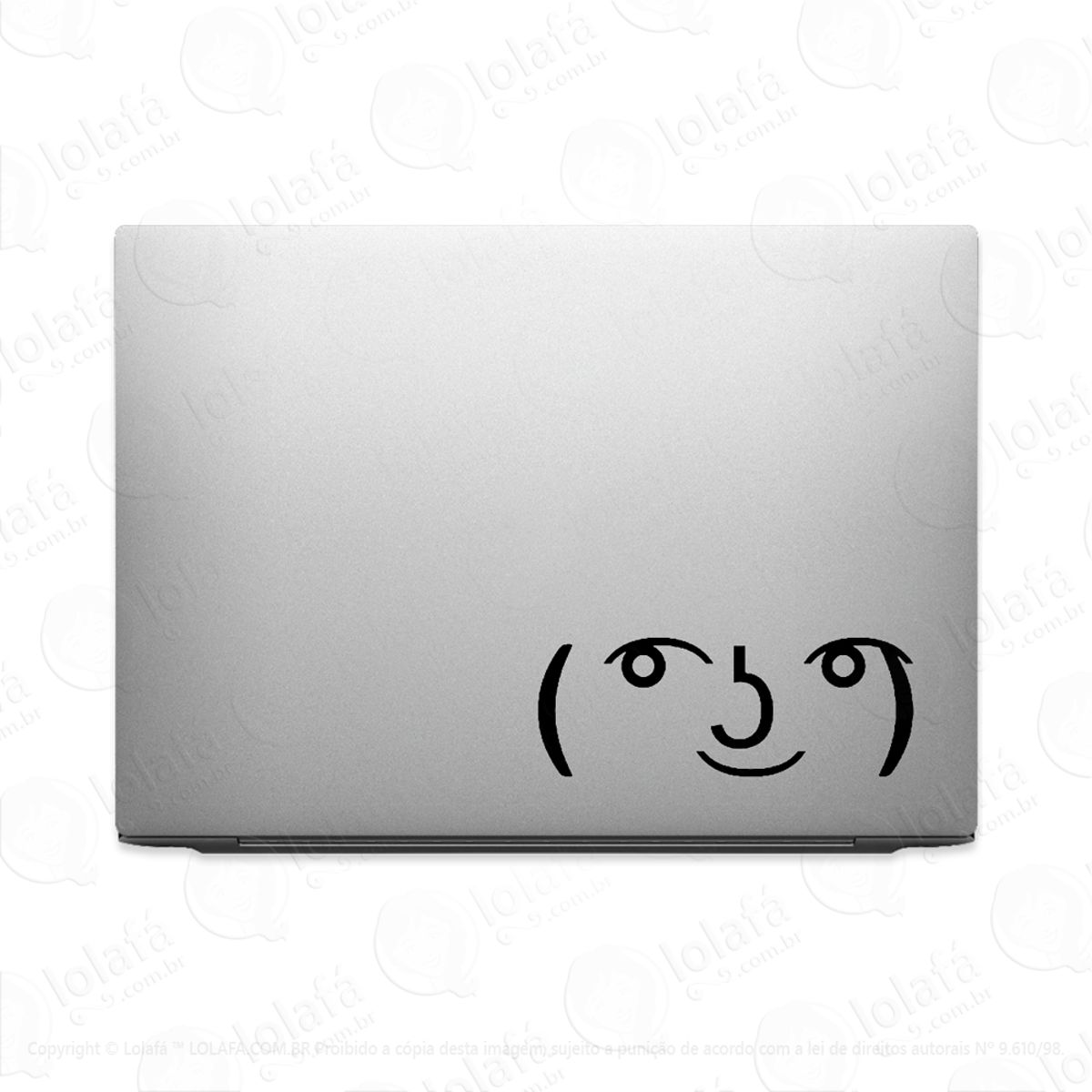 Adesivo Para Notebook Lenny Face Meme Mod:3702