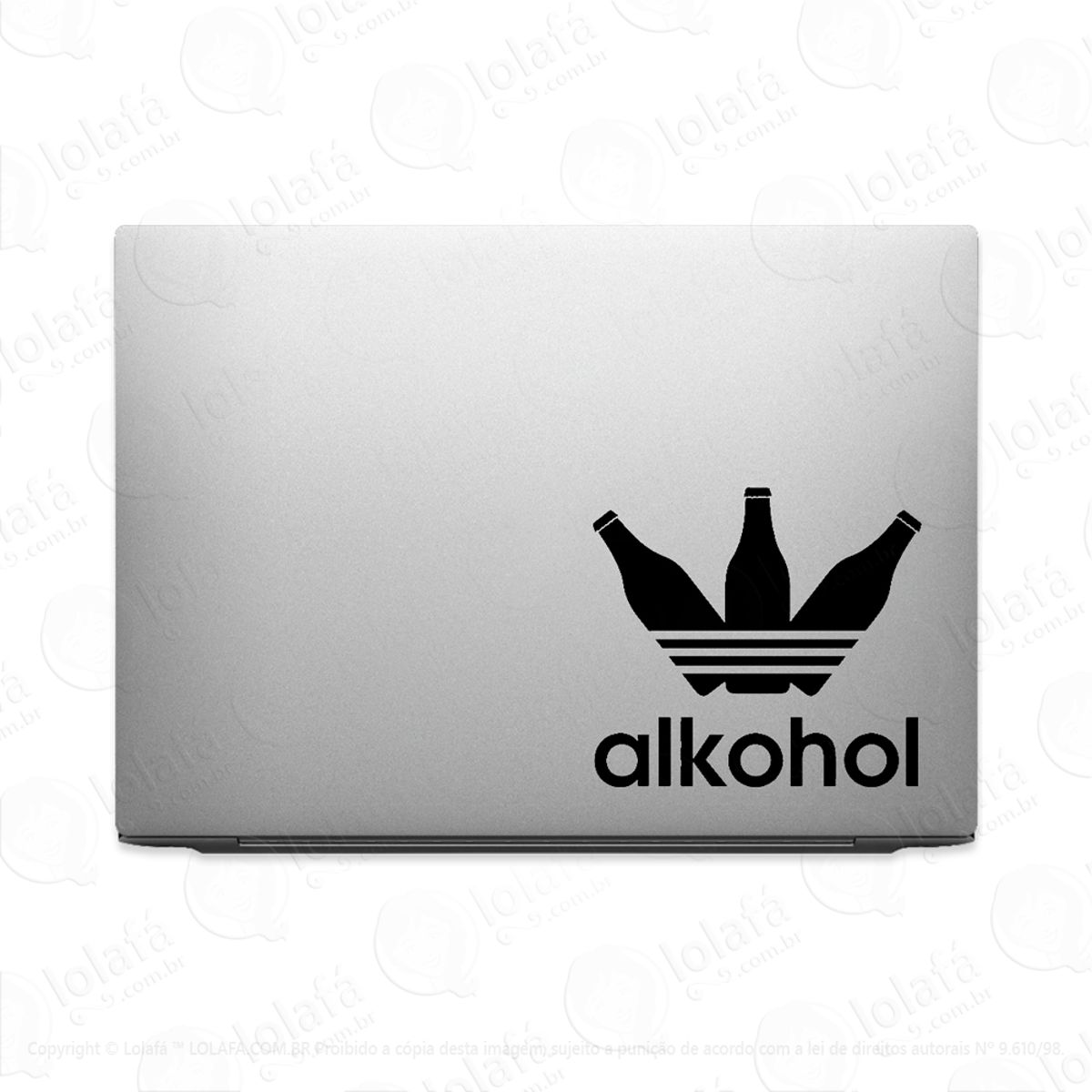 Adesivo Para Notebook Alkohol Bebidas E Drinks Mod:3703