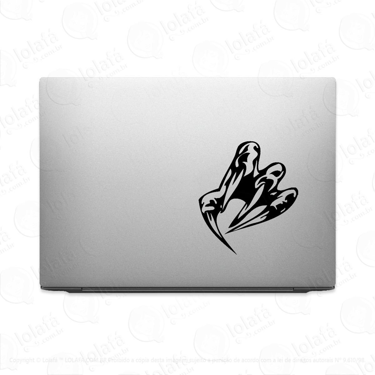 Adesivo Para Notebook Mão Pata De Montro Mod:3712
