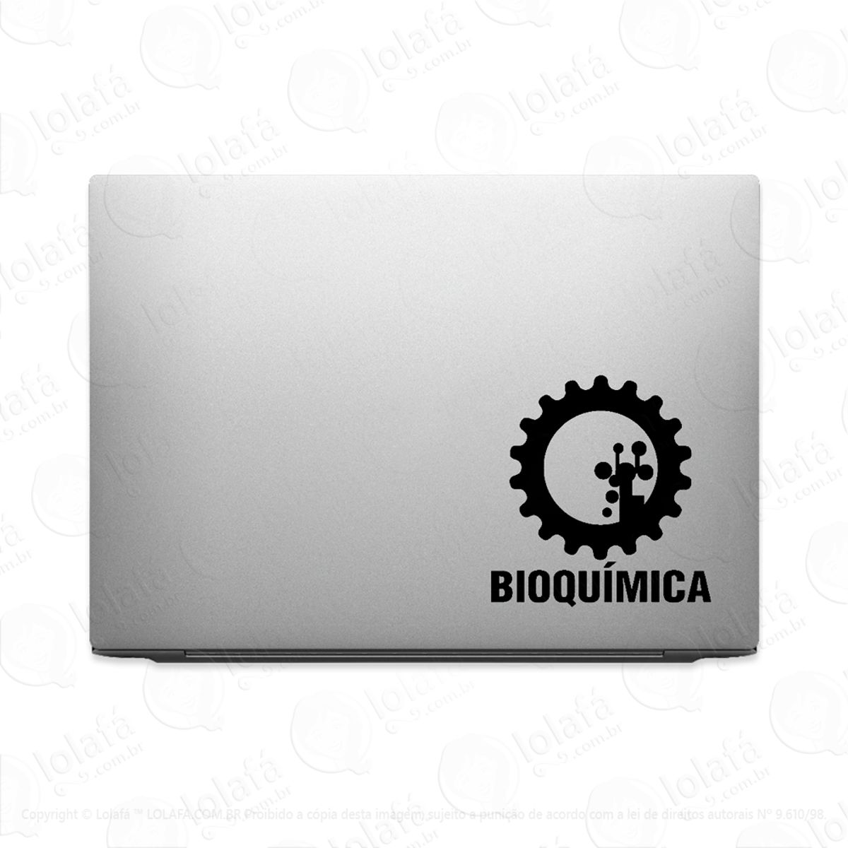 Adesivo Para Notebook Bioquímica Curso Mod:3722