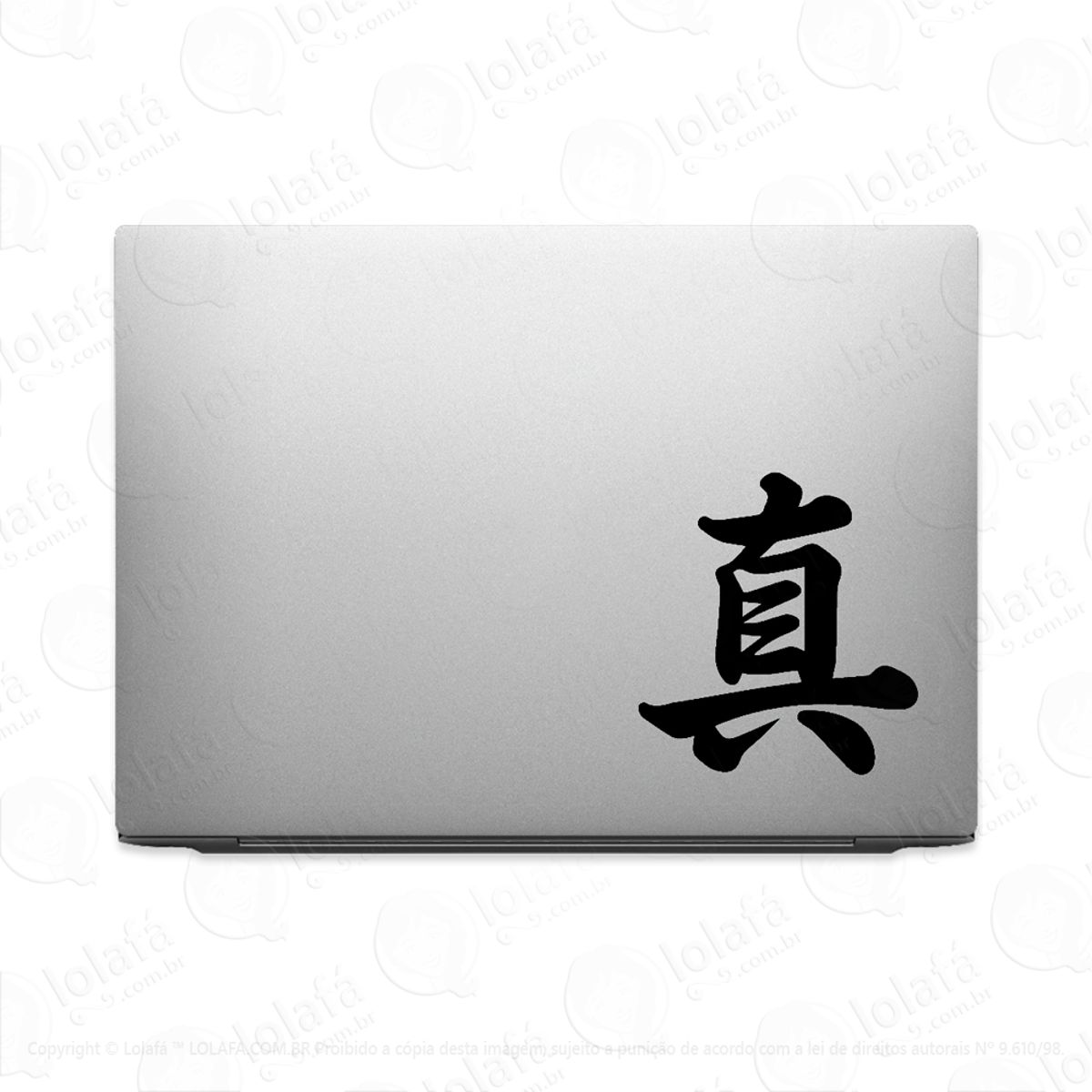 Adesivo Para Notebook Verdade Kanji Japonês Mod:3746