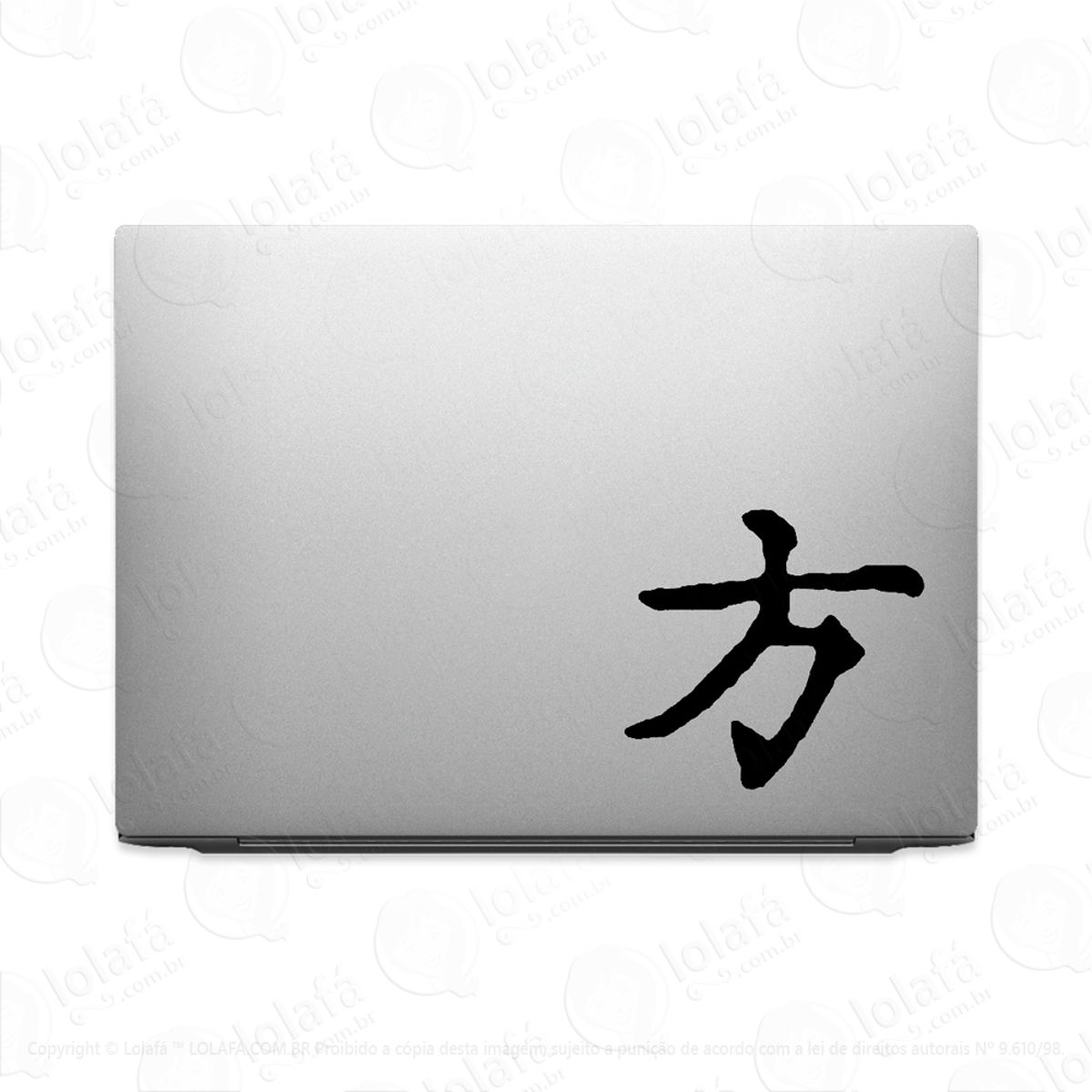 Adesivo Para Notebook Direção Kanji Japonês Mod:3747