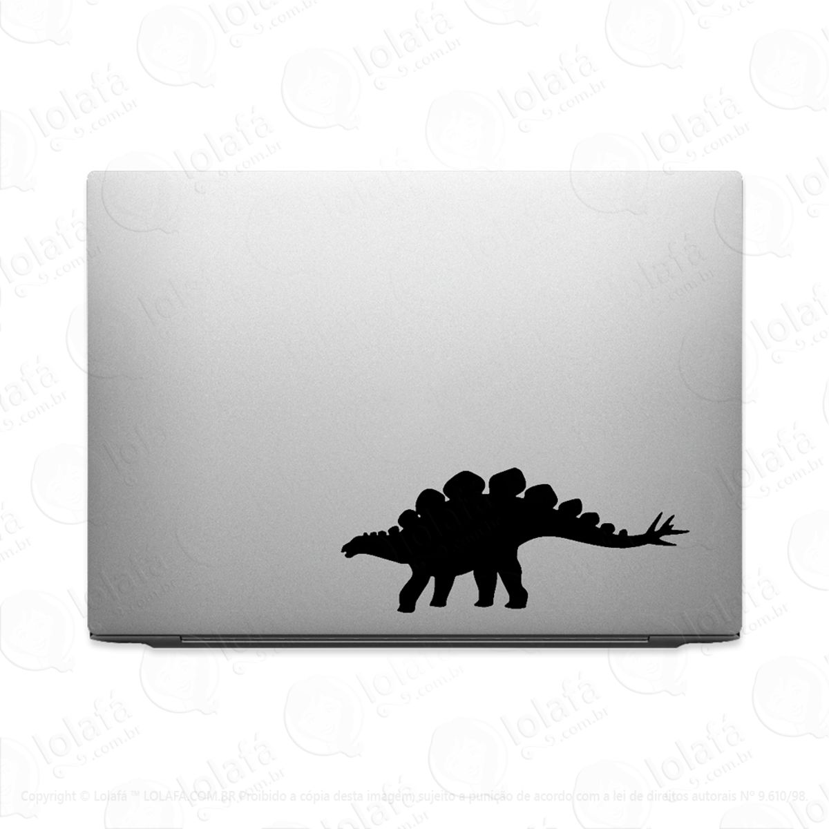Adesivo Para Notebook Estegossauro Dinossauro Mod:3760