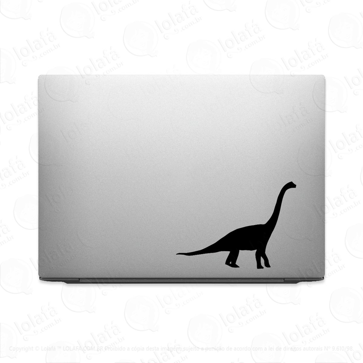 Adesivo Para Notebook Braquiossauro Dinossauro Mod:3762