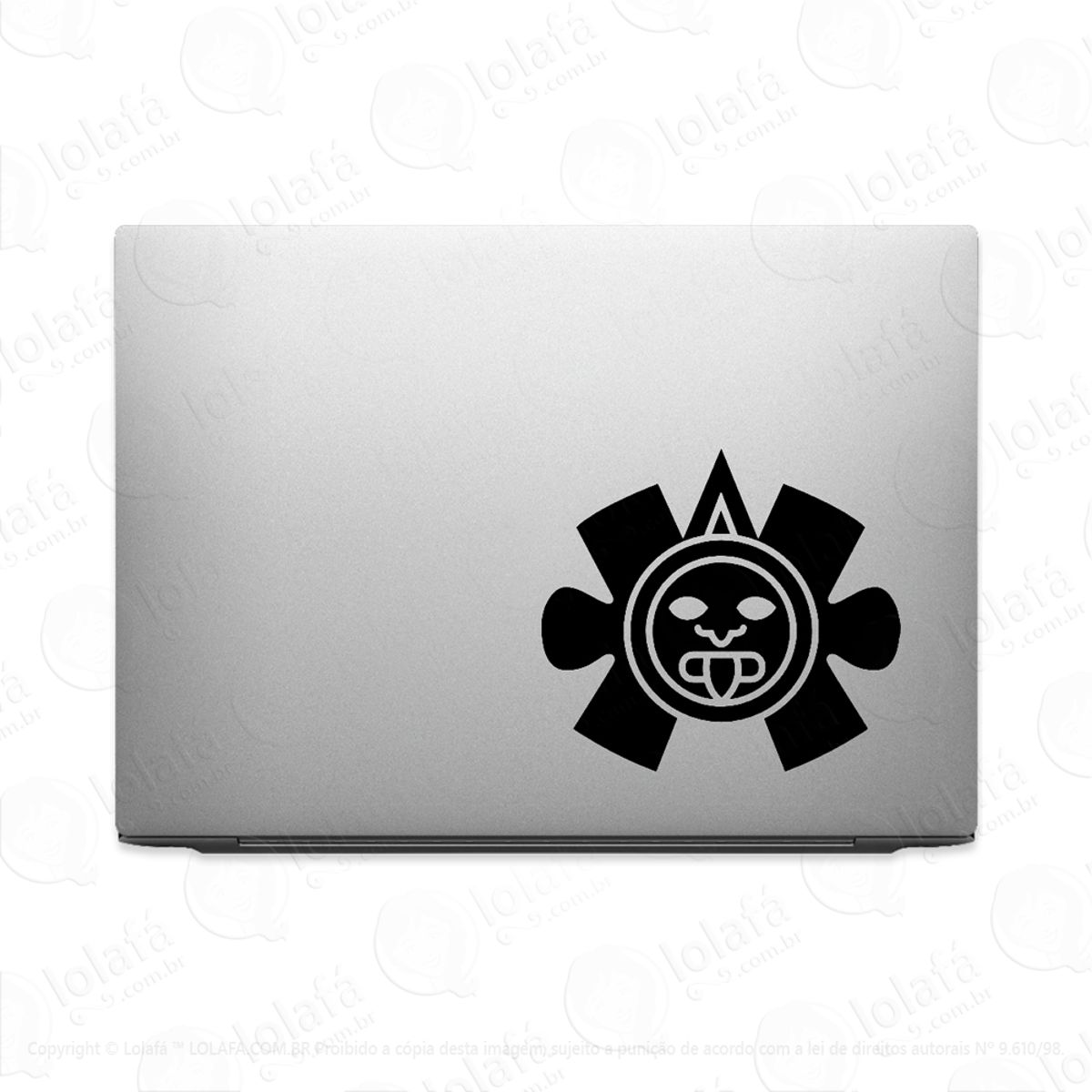 Adesivo Para Notebook Simbolo Deus Sol Maia Mod:3810