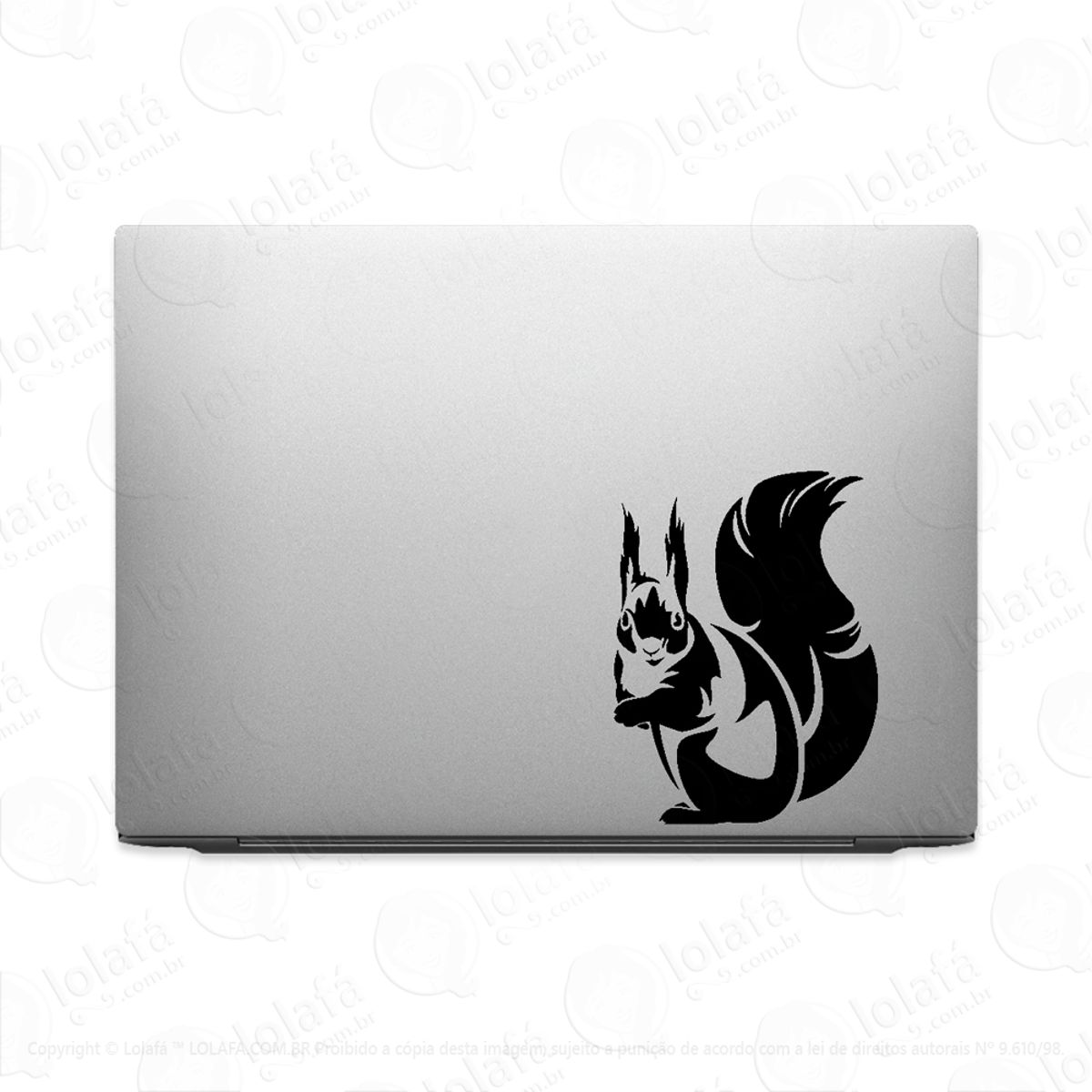 Adesivo De Notebook Esquilo De Pé Mod:3846