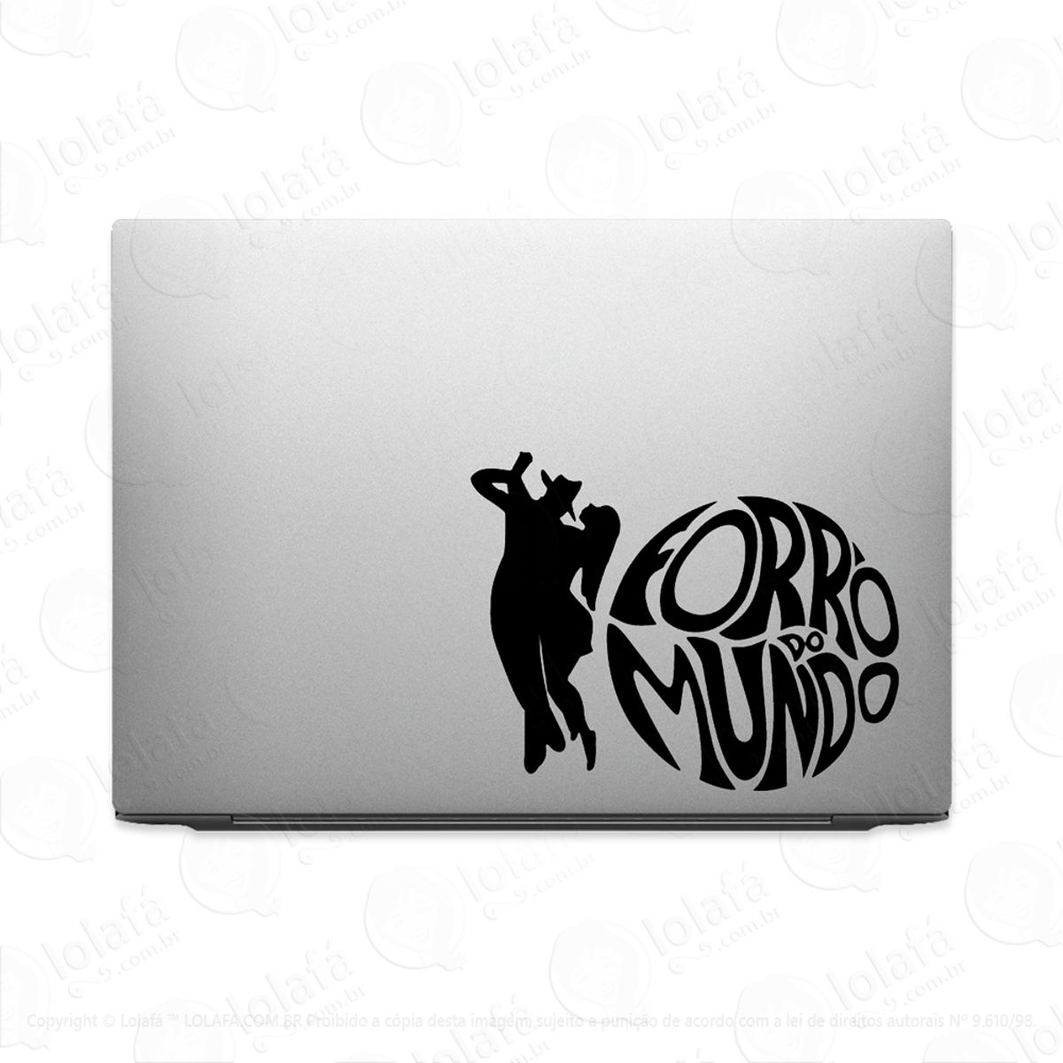 Adesivo De Notebook Dançarinos De Forró - Forró Do Mundo Mod:3866
