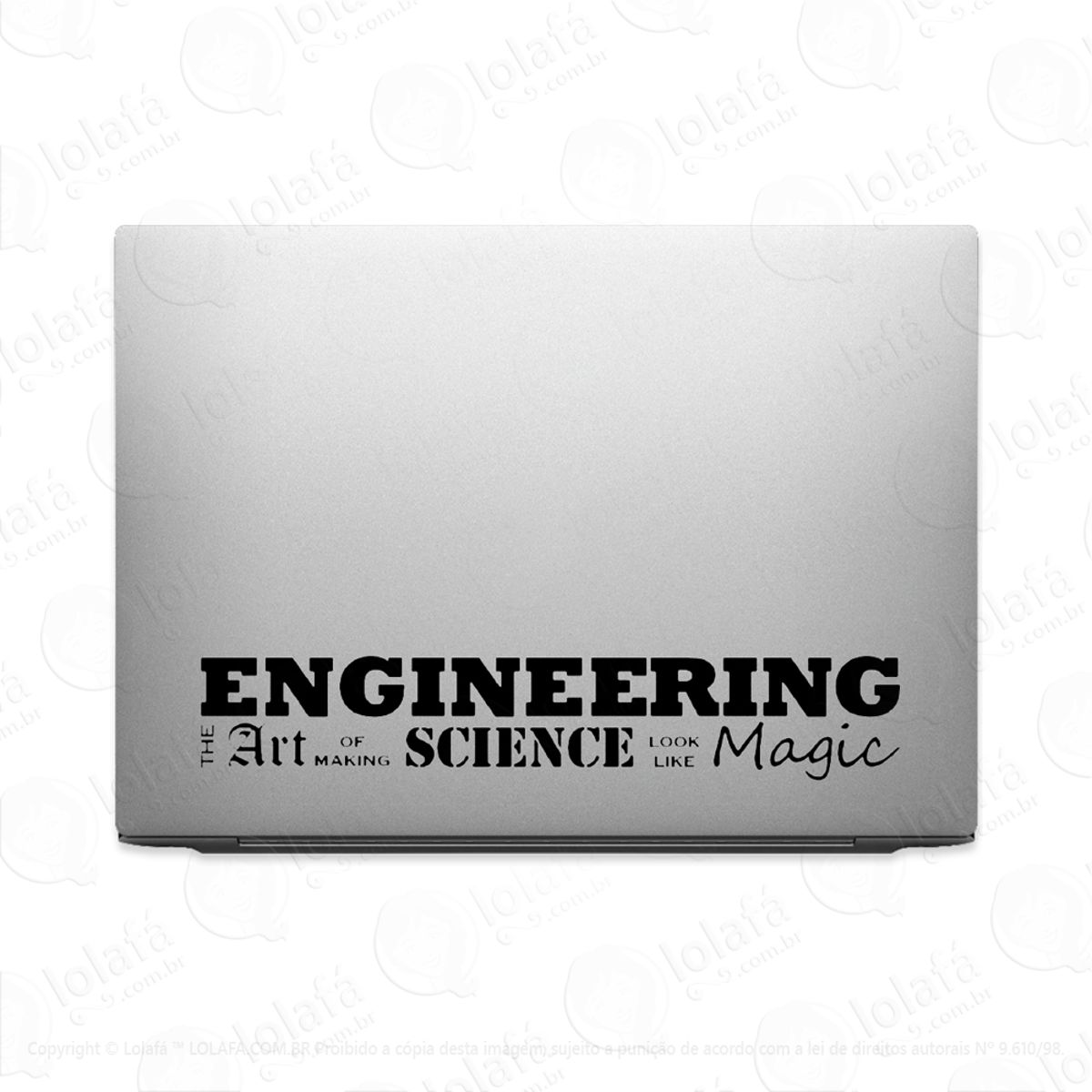 Adesivo Para Notebook Engenheiro Profissão Engenharia Mod:3873