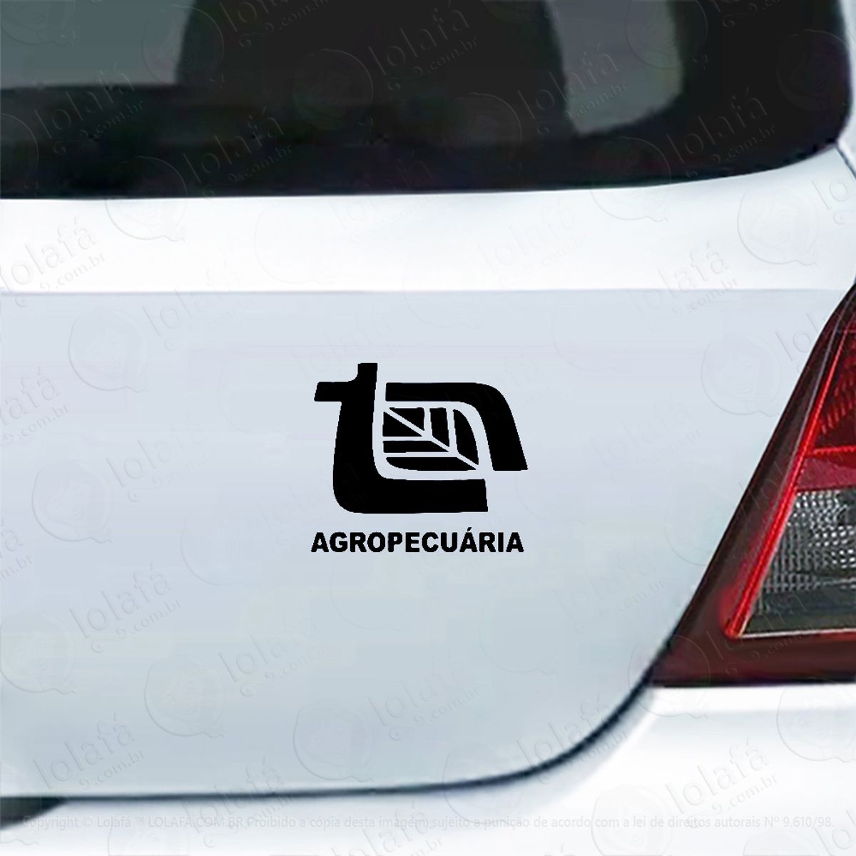 Adesivo Carro Moto Vidro Agropecuária Mod:3938
