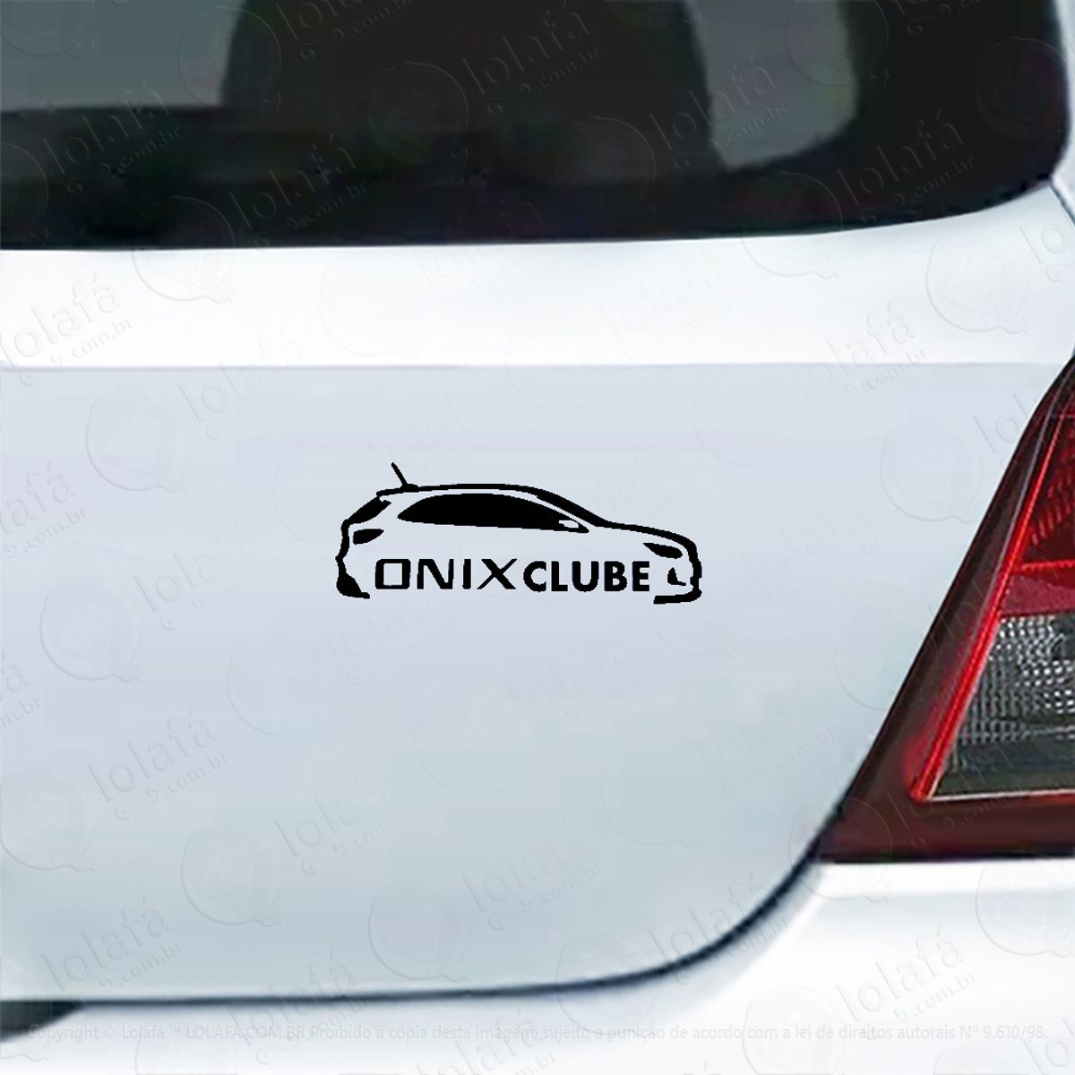 Adesivo Para Carro Chevrolet Onix Clube Mod:4172