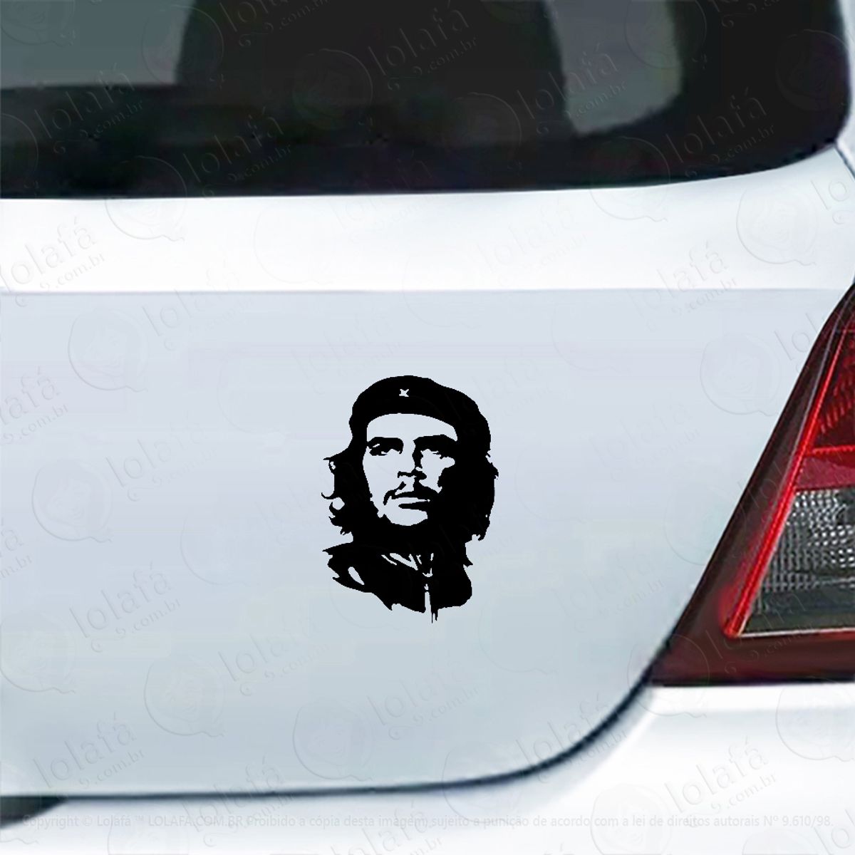 Adesivo Carro Moto Vidro Che Guevara Mod:4234