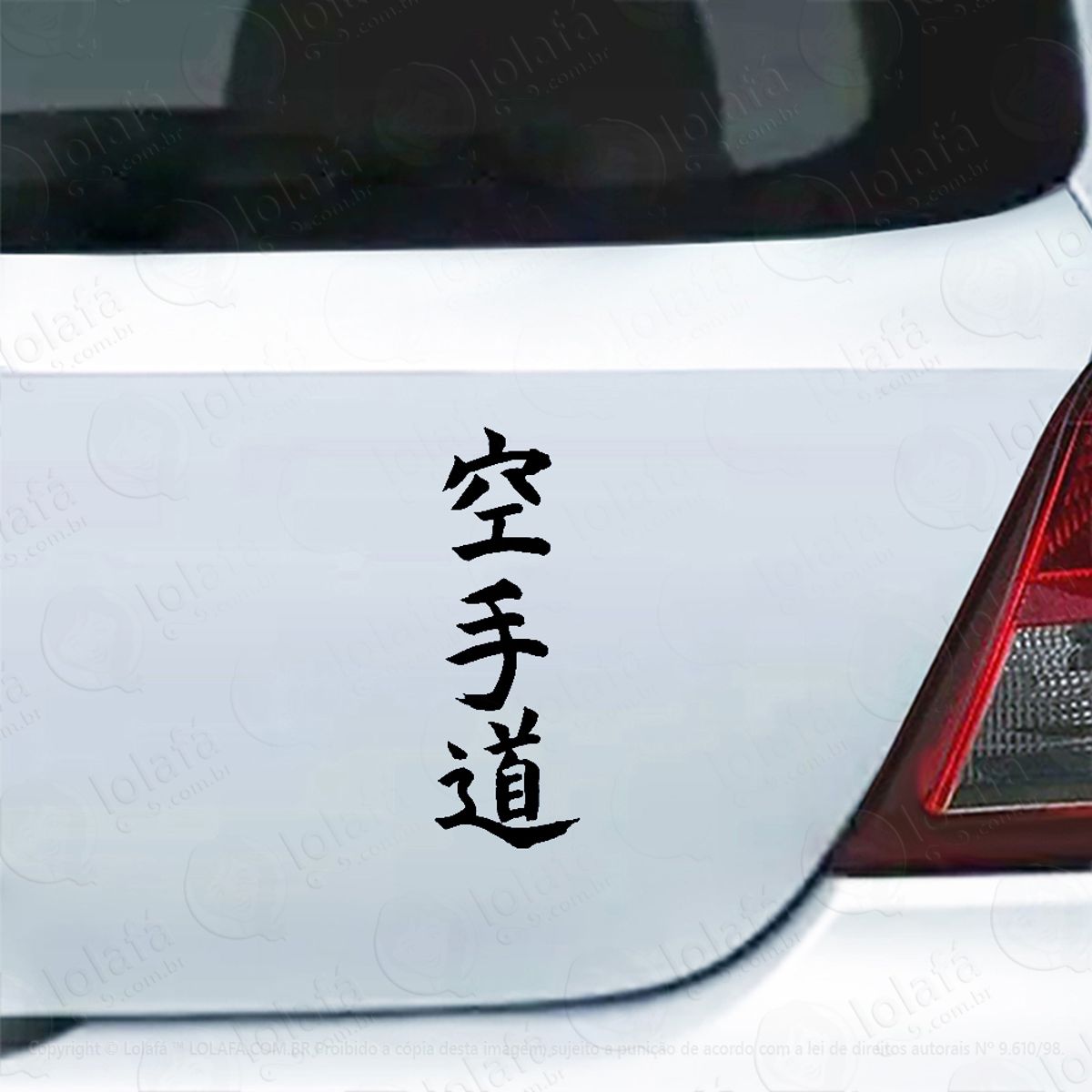 Adesivo De Carro Karate-do Kanji Japonês Mod:4276