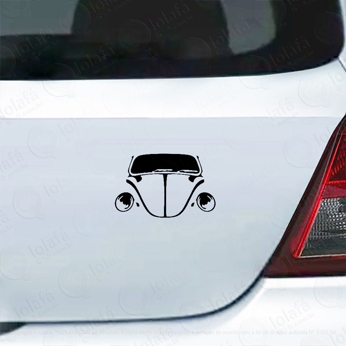 Adesivo Para Carro Frente Fusca Clássico Mod:4367