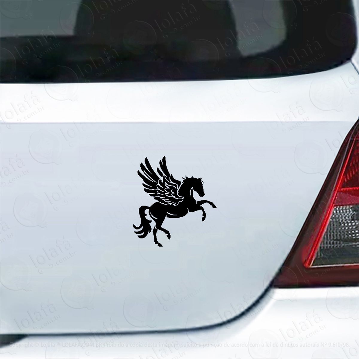 Adesivo De Carro Pegasus Cavalo Alado Mod:4604