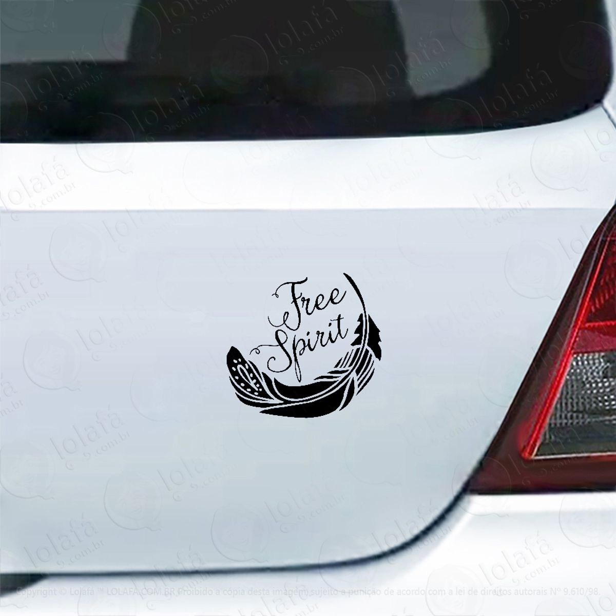 Adesivo Para Carro Espírito Livre Mod:4671