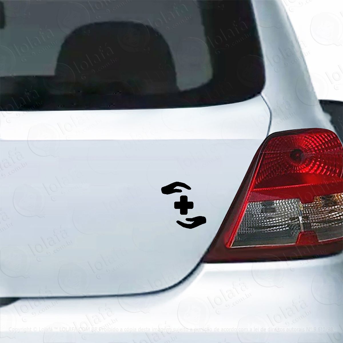 Adesivo Para Carro Enfermagem Cuidados Mod:4714