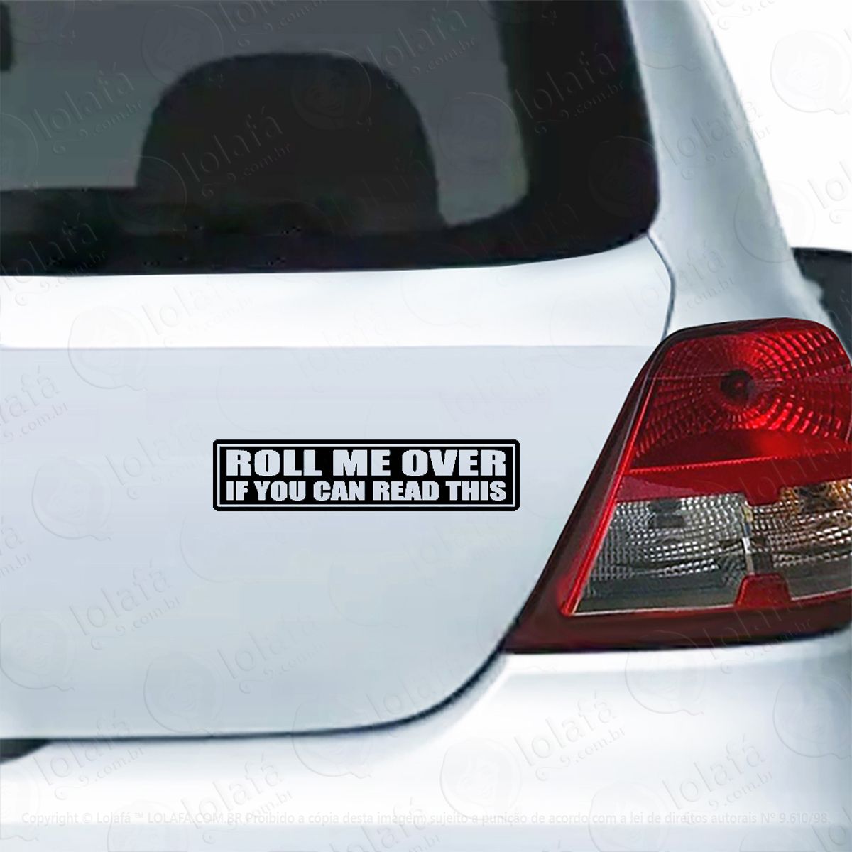 Adesivo Para Carro Jipeiro Roll Me Over If You Can Read This Mod:4808