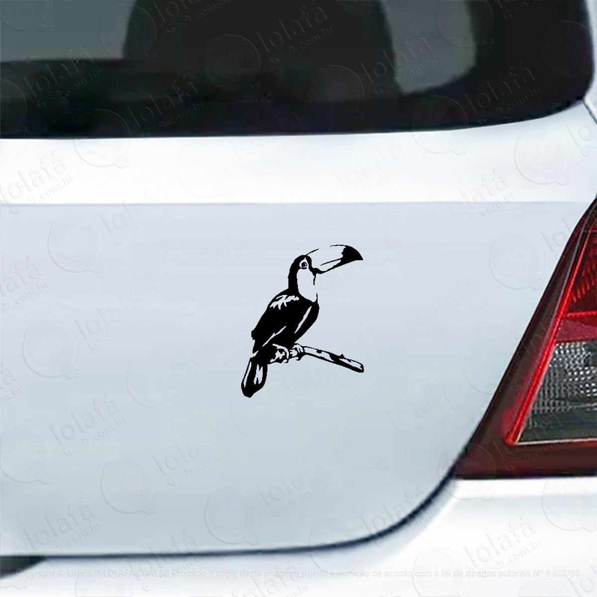 Adesivo Carro Moto Vidro Tucano Ave Decal Mod:4950