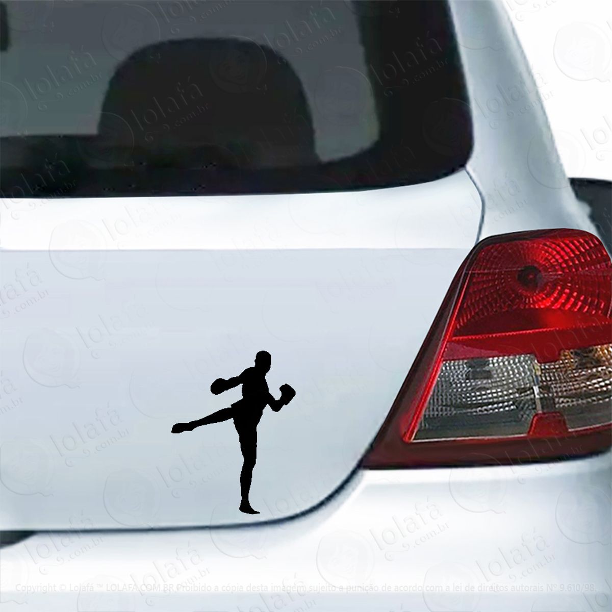 Adesivo Para Carro Muay Thai Artes Marciais Mod:5063