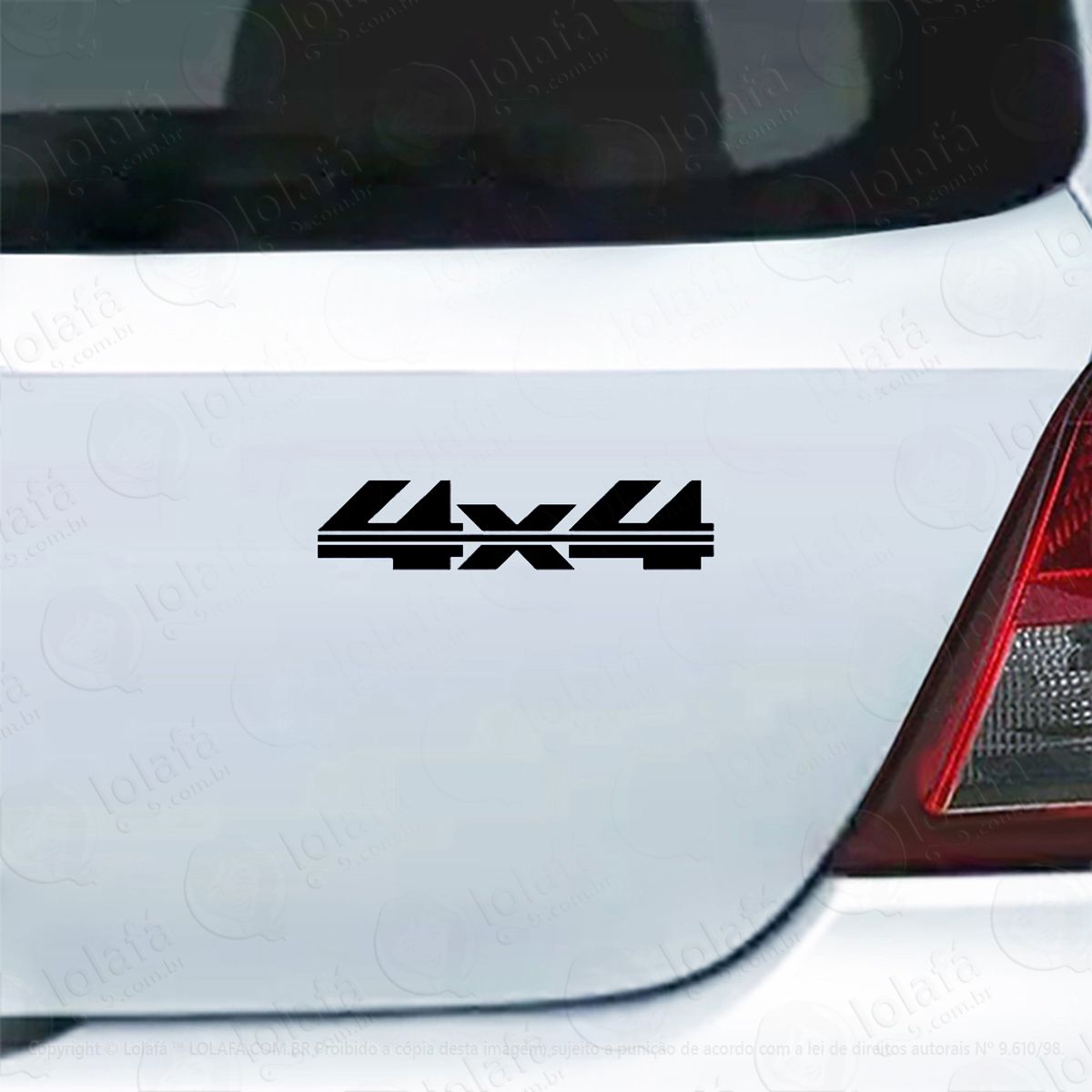 Adesivo Para Carro 4x4 Mod:5066