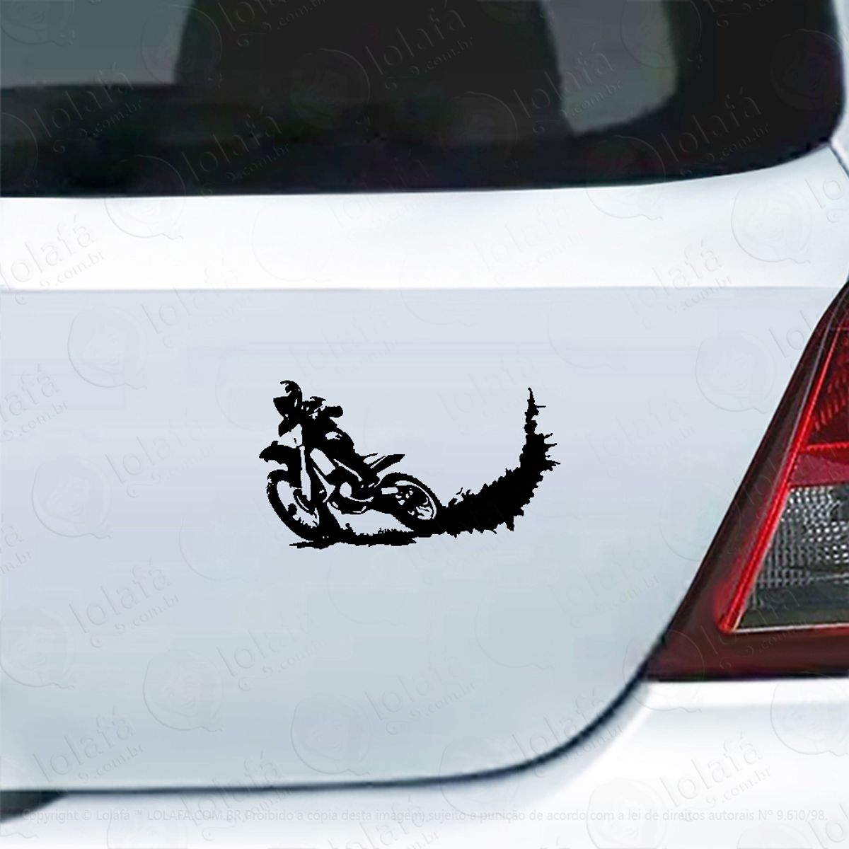 Adesivo De Carro Motocross E Lama Trilha Enduro Mod:5173