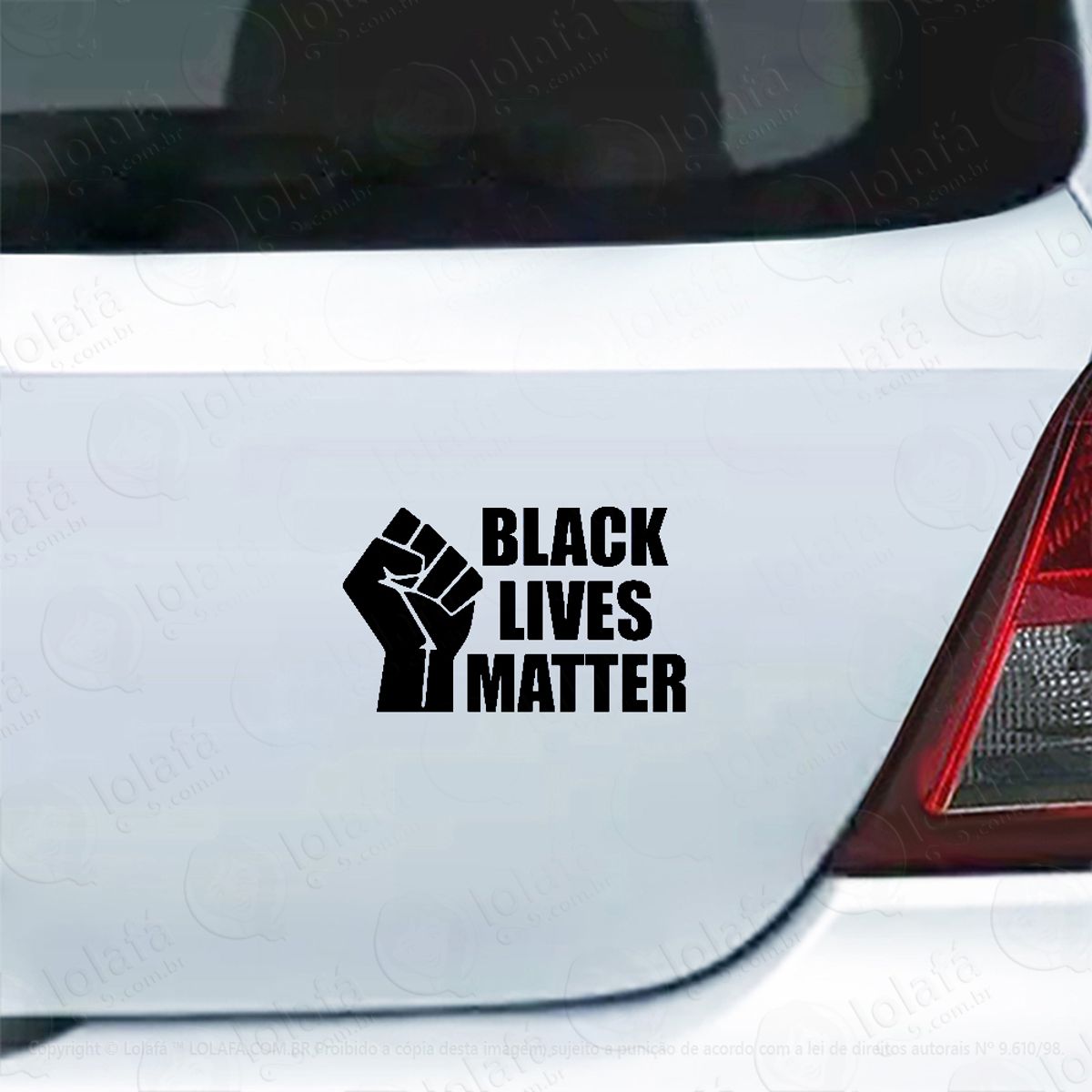 Adesivo Carro Moto Vidro Black Lives Matter Mod:5194