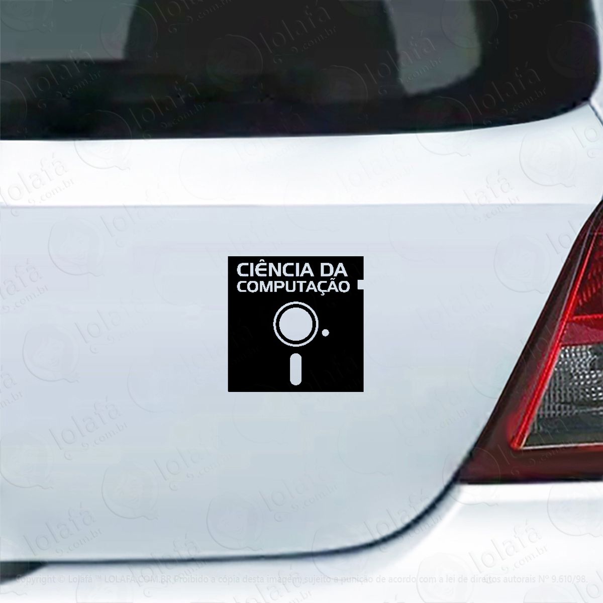 Adesivo Para Carro Ciência Da Computação Curso Mod:5229