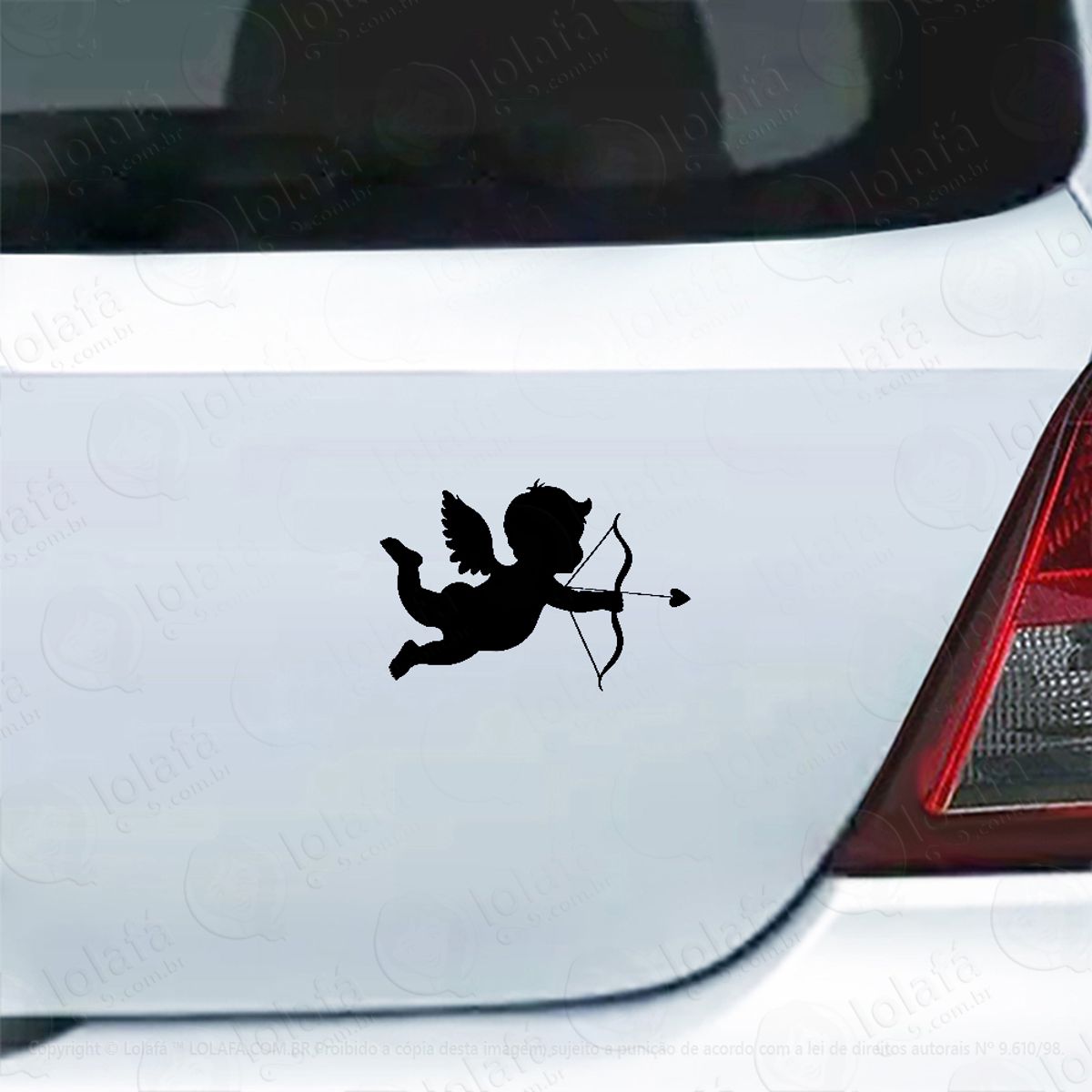 Adesivo Para Carro Cupido Anjo Mod:5262