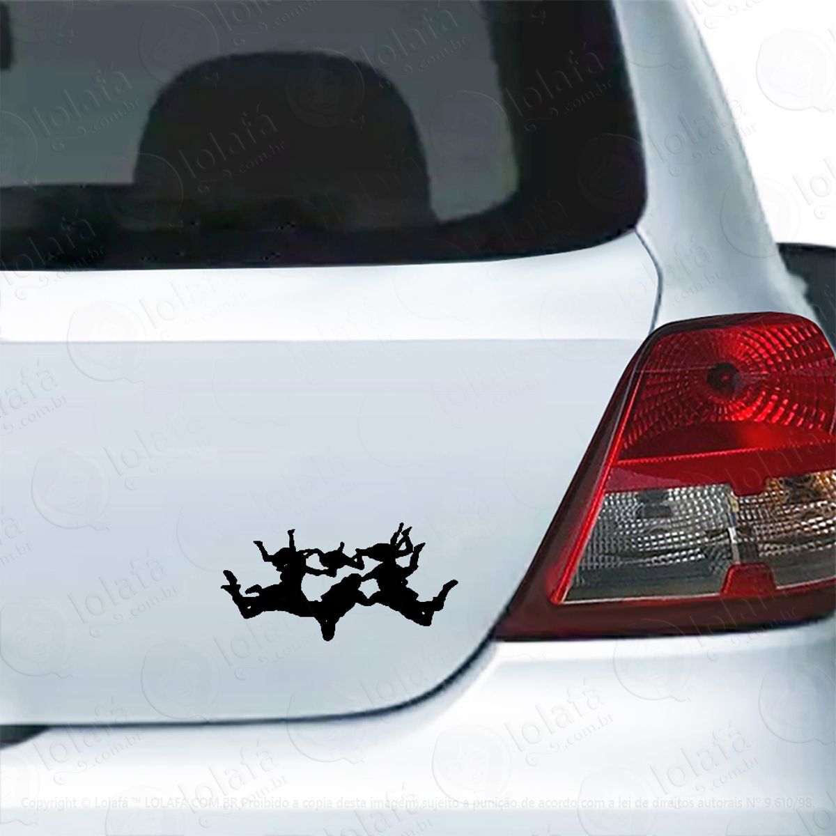 Adesivo Para Carro Skydive Esporte Sky Diving Mod:5269