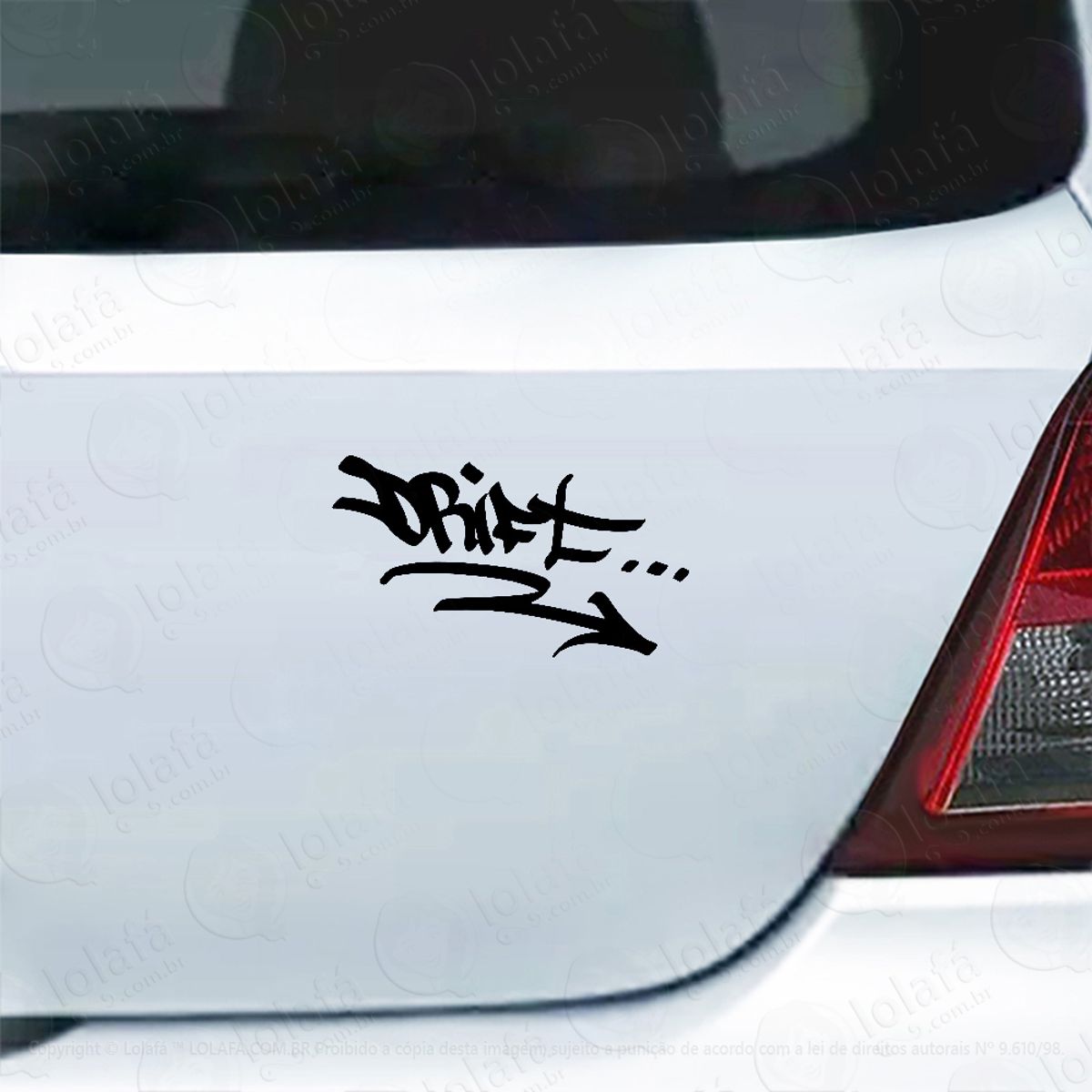 Adesivo De Carro Drifit Graffiti Pichador Mod:5354