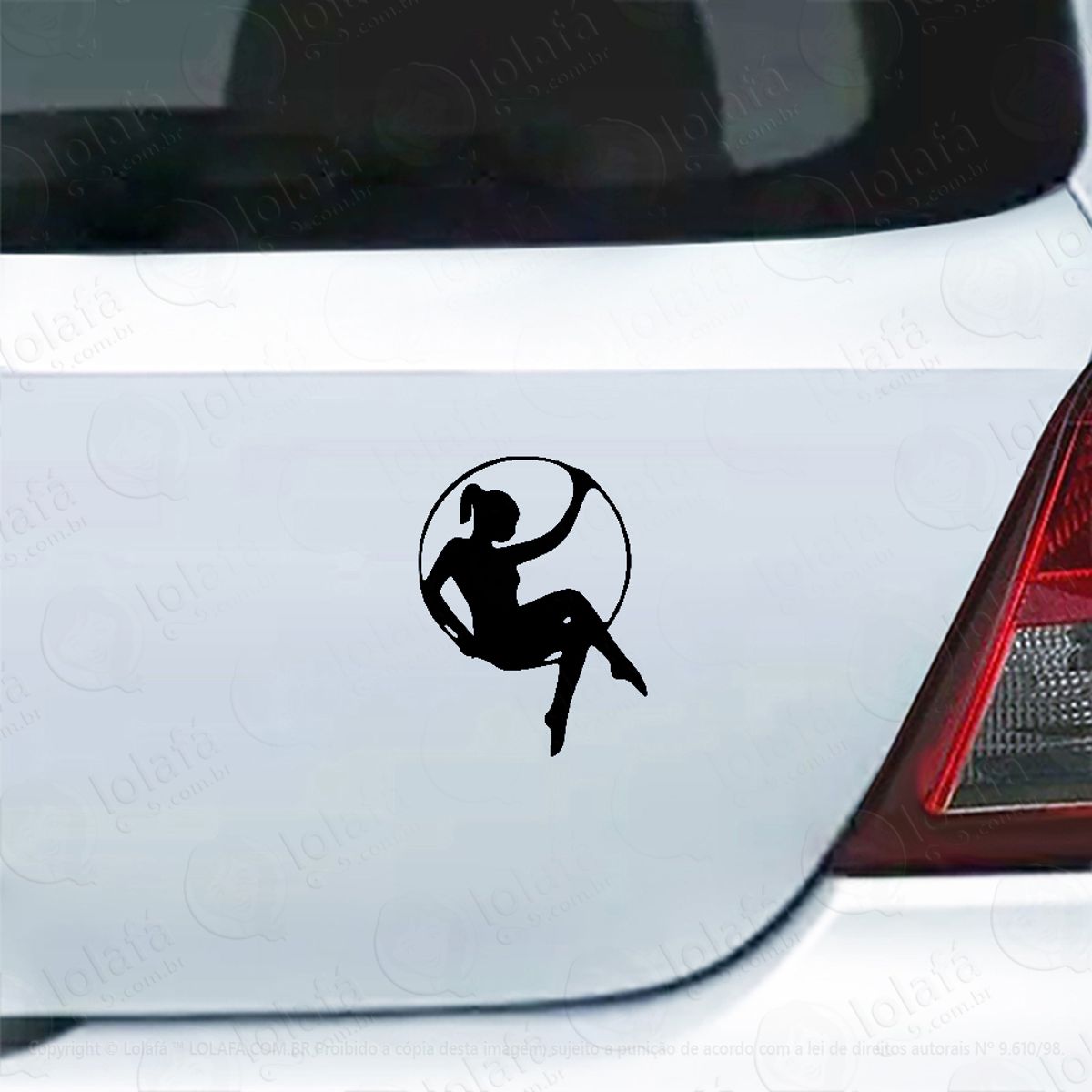 Adesivo Para Carro Lira Circense Aro Circo Mod:5389