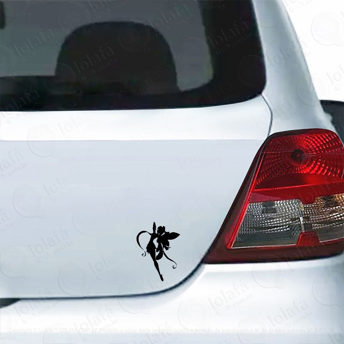 Adesivo Para Carro Fada Voando Mod:5396