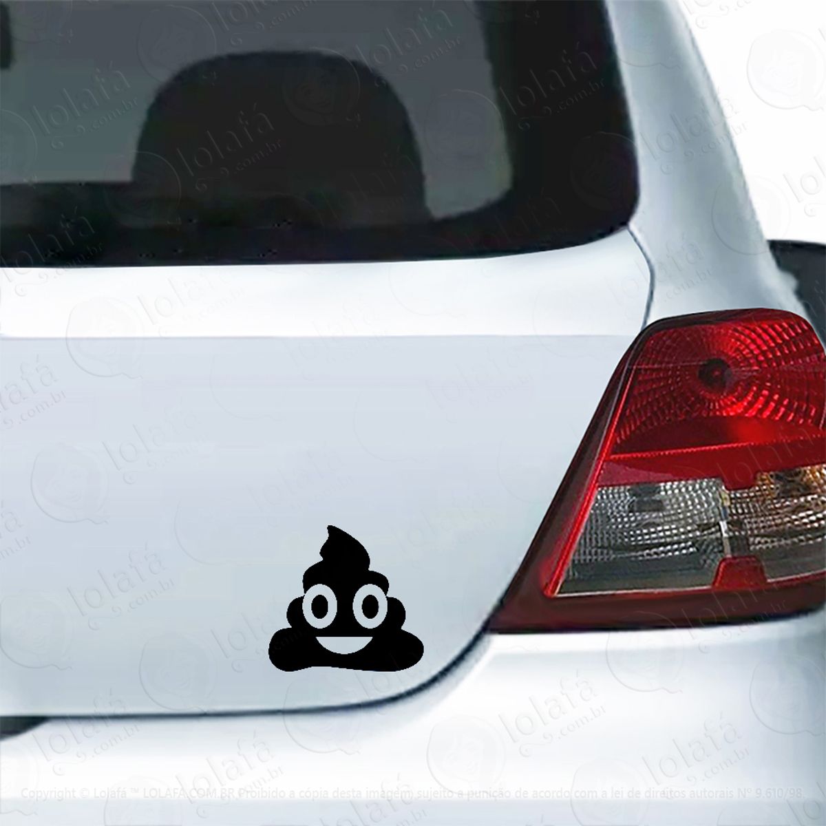 Adesivo Para Carro Coco Emoji Mod:5398