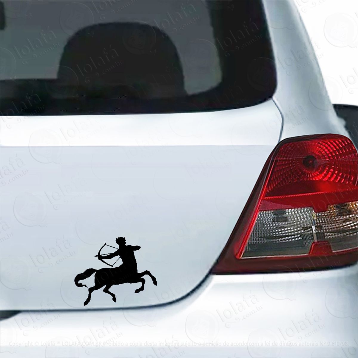 Adesivo Para Carro Centauro Mitologia Grega Arqueiro Mod:5417