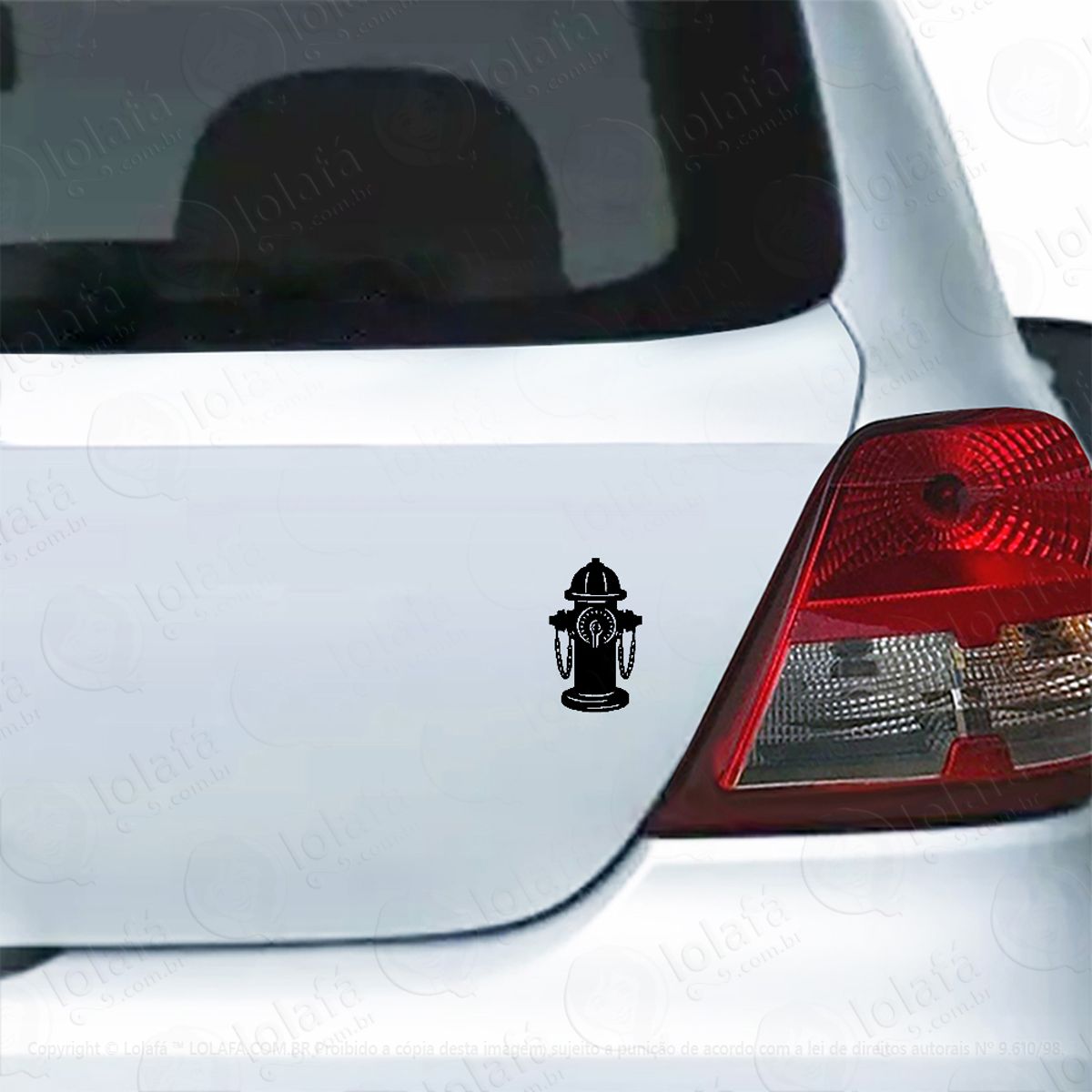 Adesivo Para Carro Hidrante Anti-incêndio Mod:5455