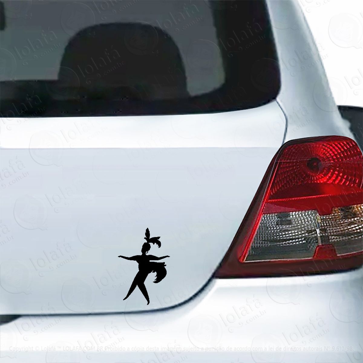 Adesivo Para Carro Carnaval Mulher Sambando Mod:5481