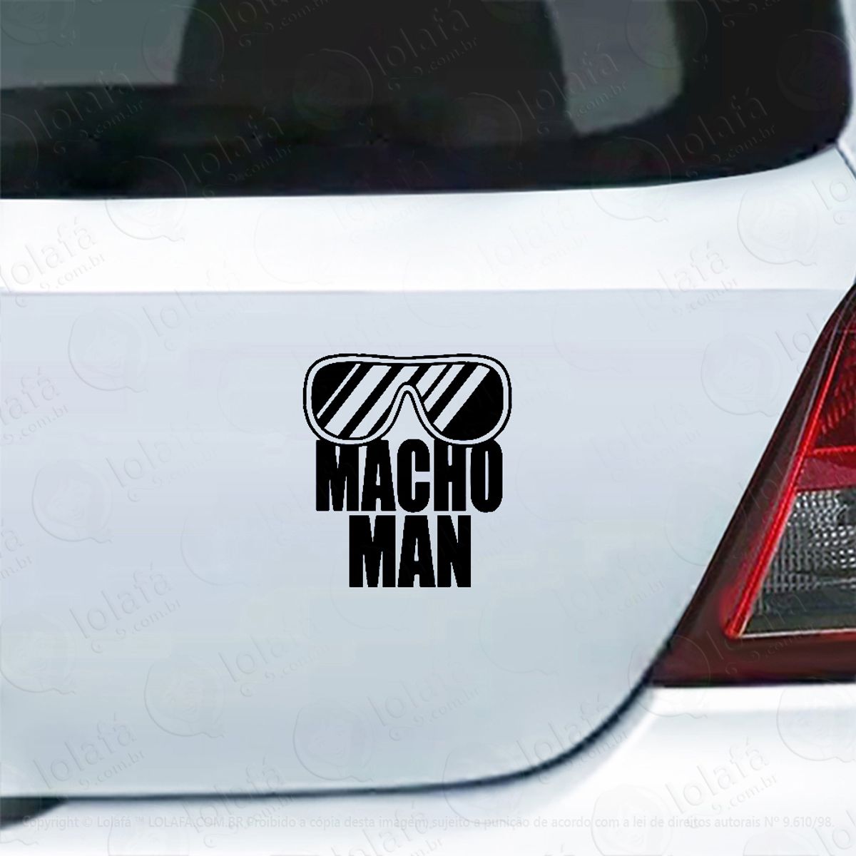 Adesivo De Carro Macho Man Mod:5511