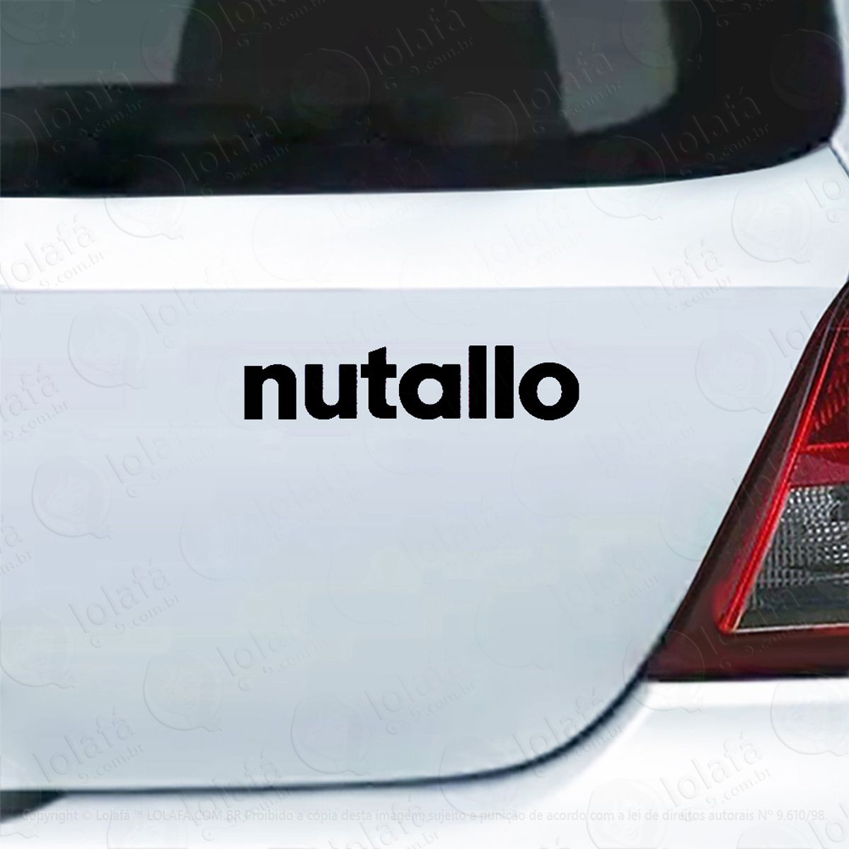 Adesivo De Carro Nutallo Tuning Rebaixado Mod:5512