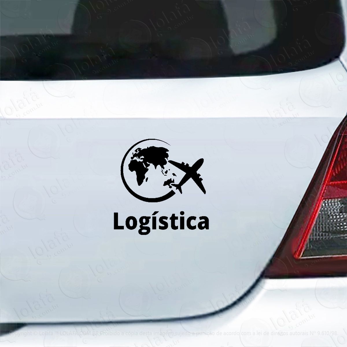 Adesivo De Carro Profissão Logística Faculdade Mod:5533