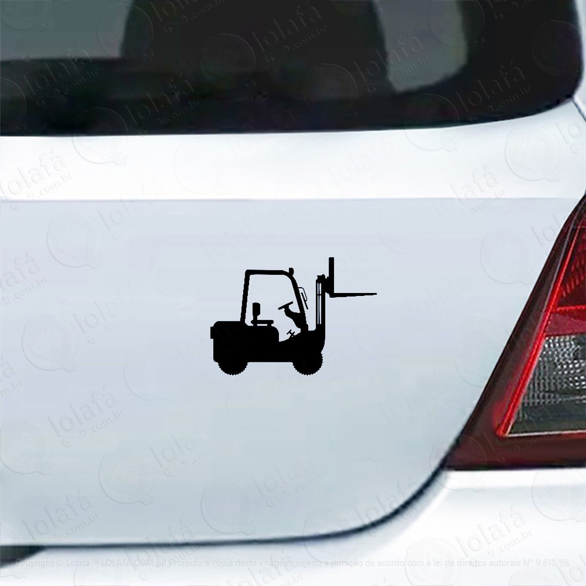Adesivo De Carro Empilhadeira Profissional Mod:5720