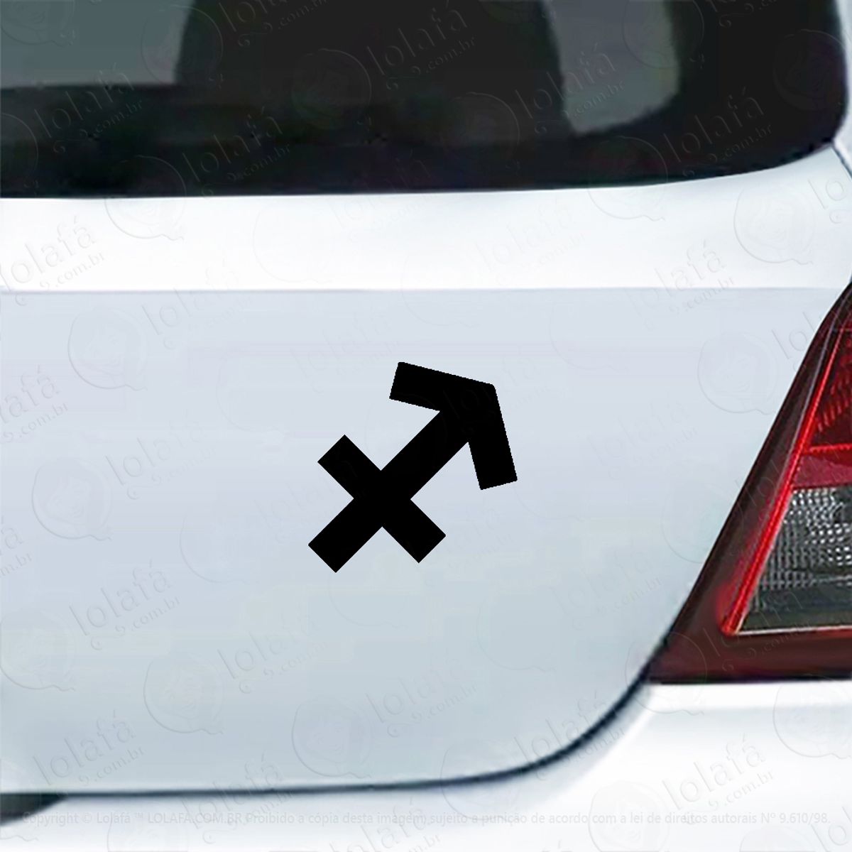 Adesivo Para Carro Sagitário Signo Horóscopo Mod:5747