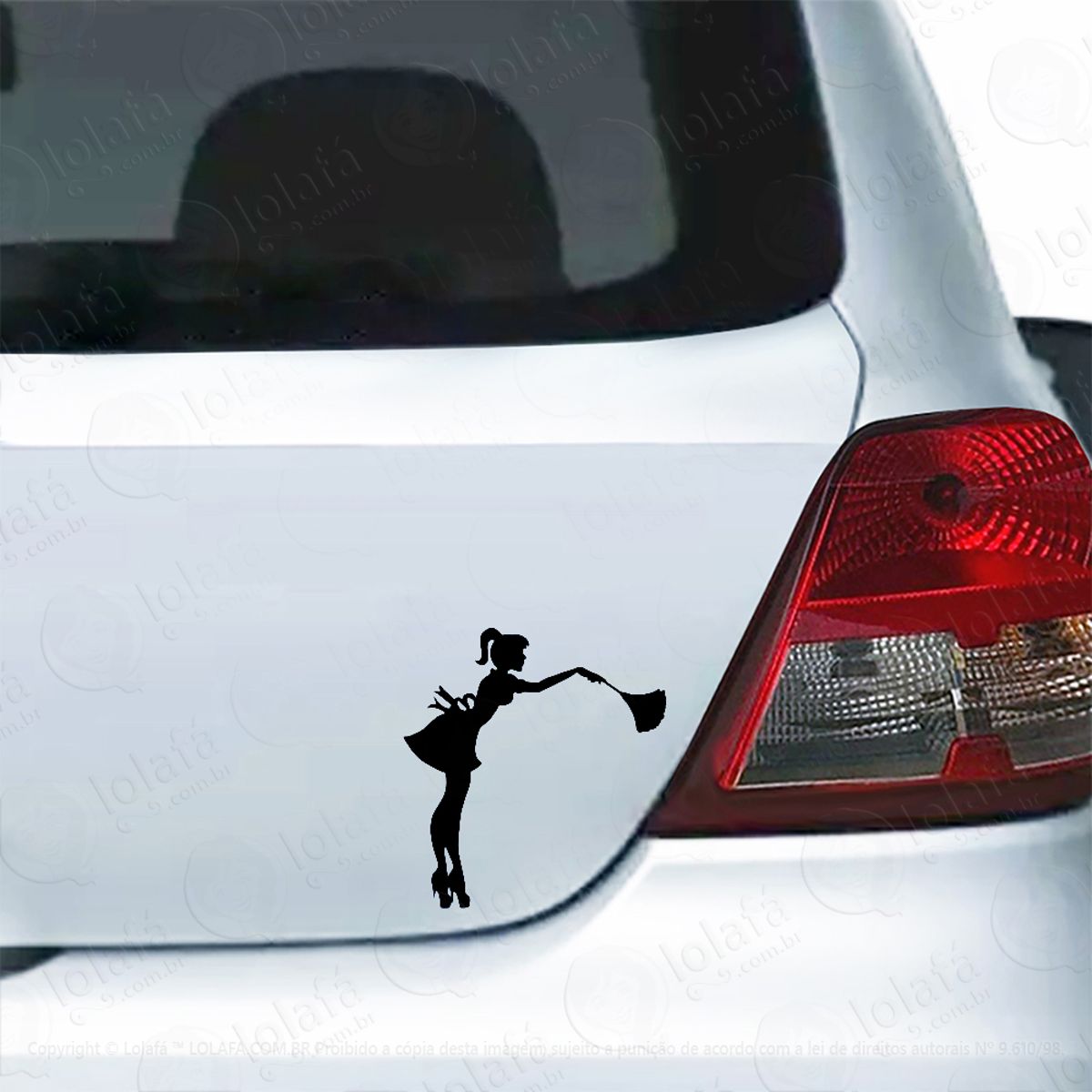 Adesivo Para Carro Limpeza Faxina Carro Limpo Mod:5749