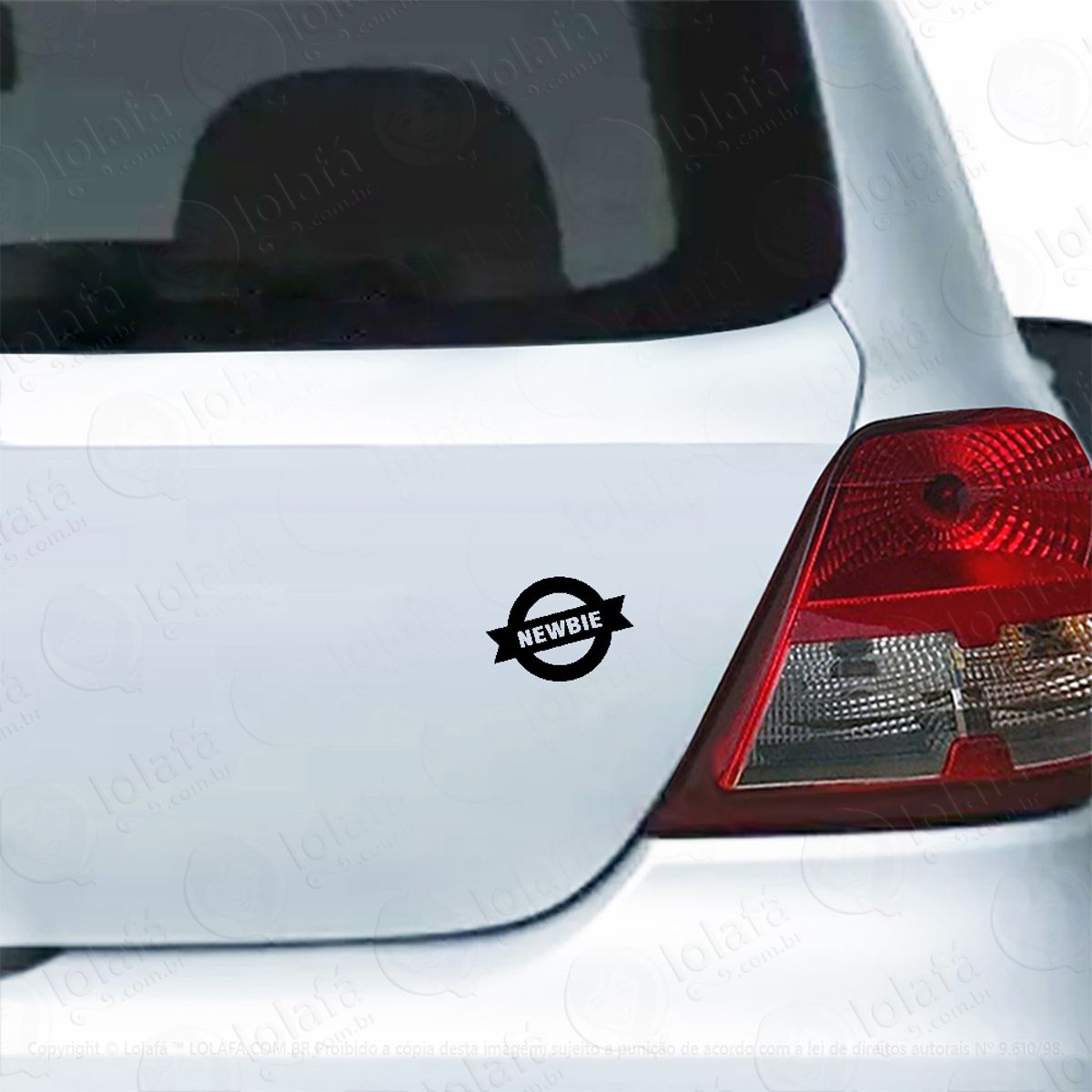 Adesivo Para Carro Newbie Selo Jogador Mod:5770