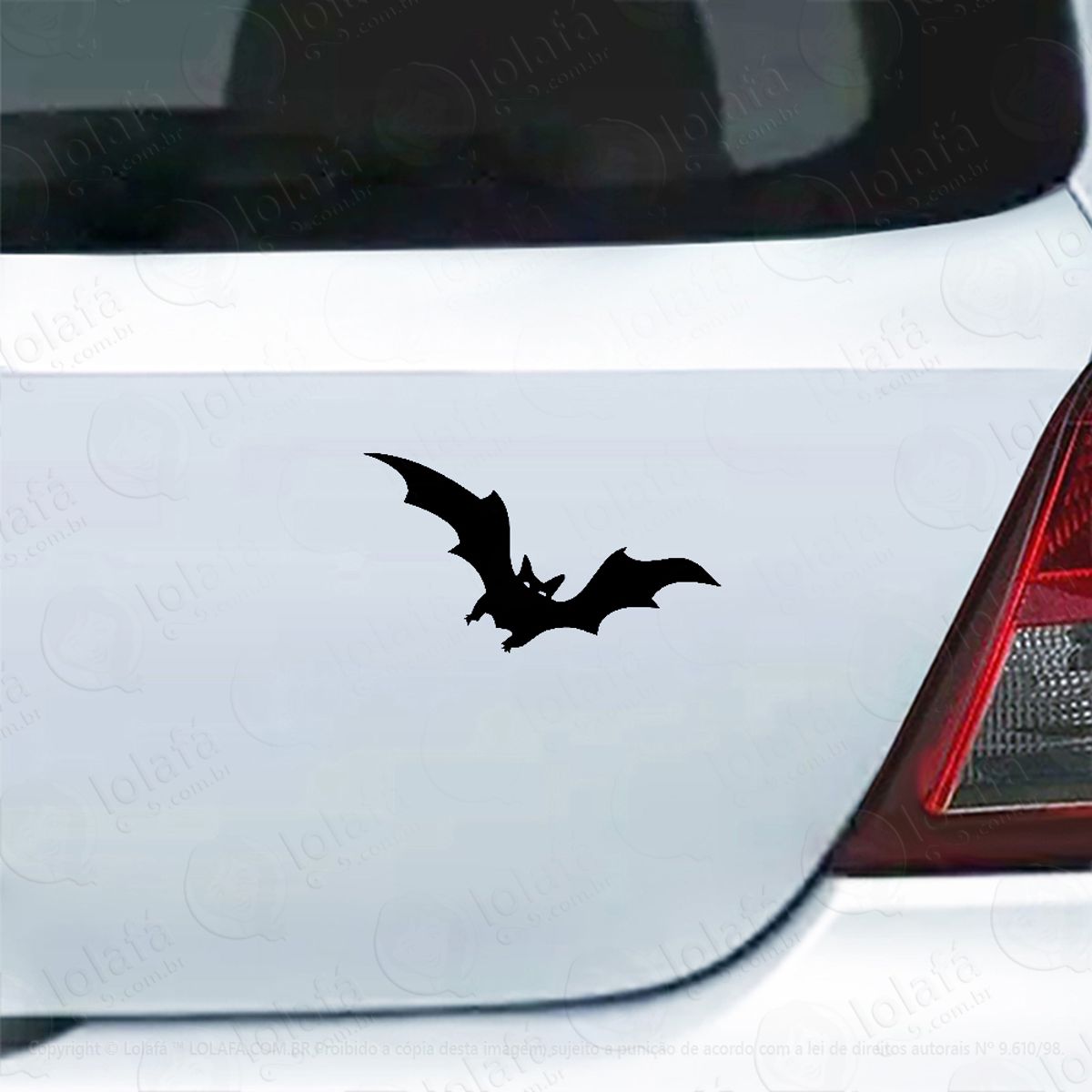 Adesivo Para Carro Animal Morcego Mod:5810