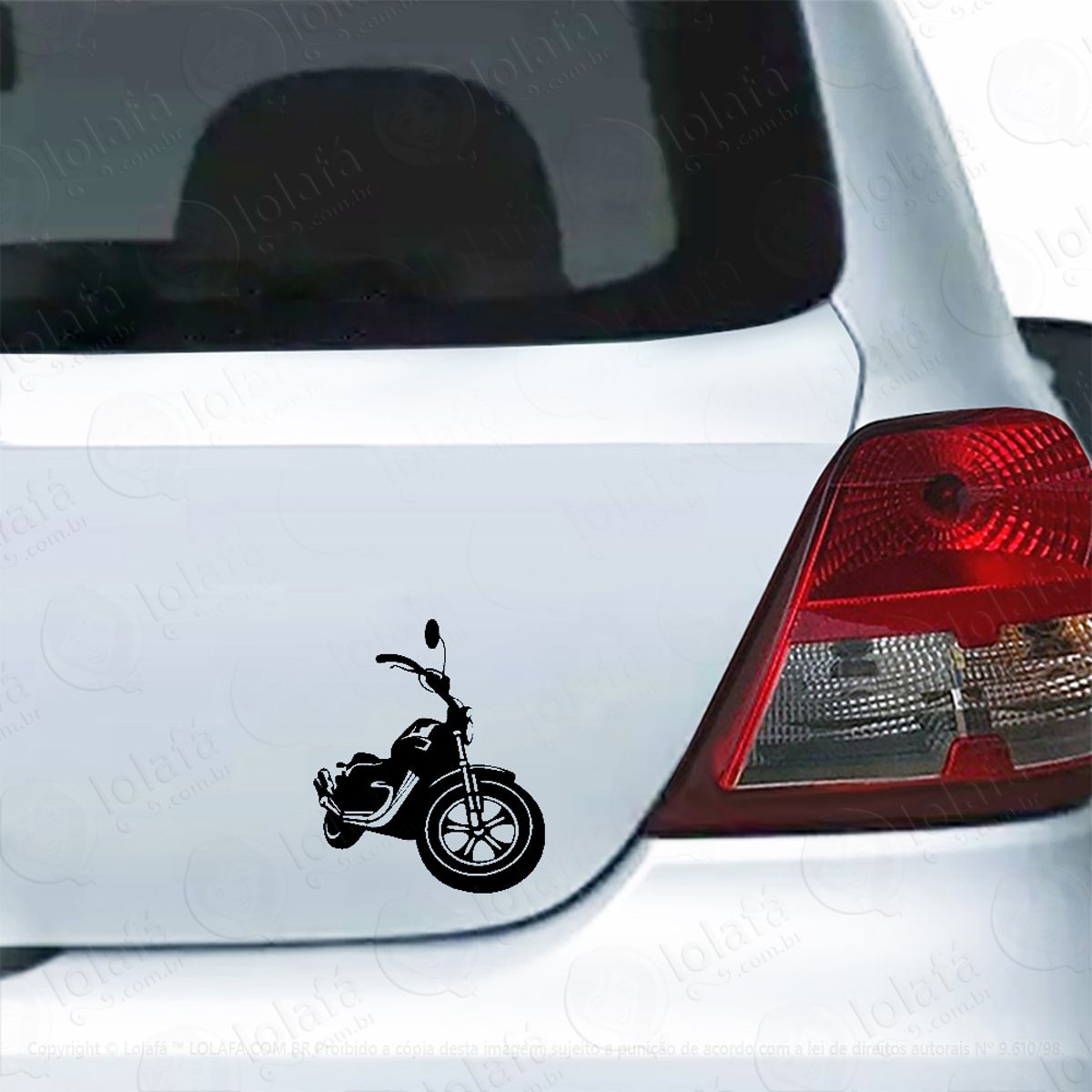 Adesivo Para Carro Harley Davidson Motocicleta Mod:5835