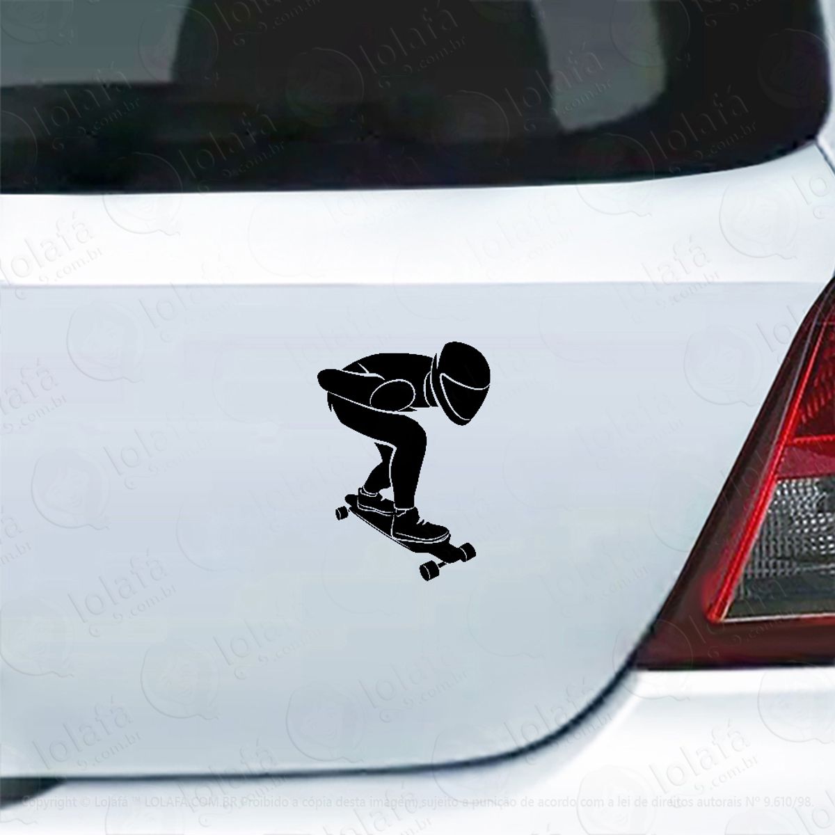 Adesivo De Carro Longboarding Atleta Longboard Mod:6045