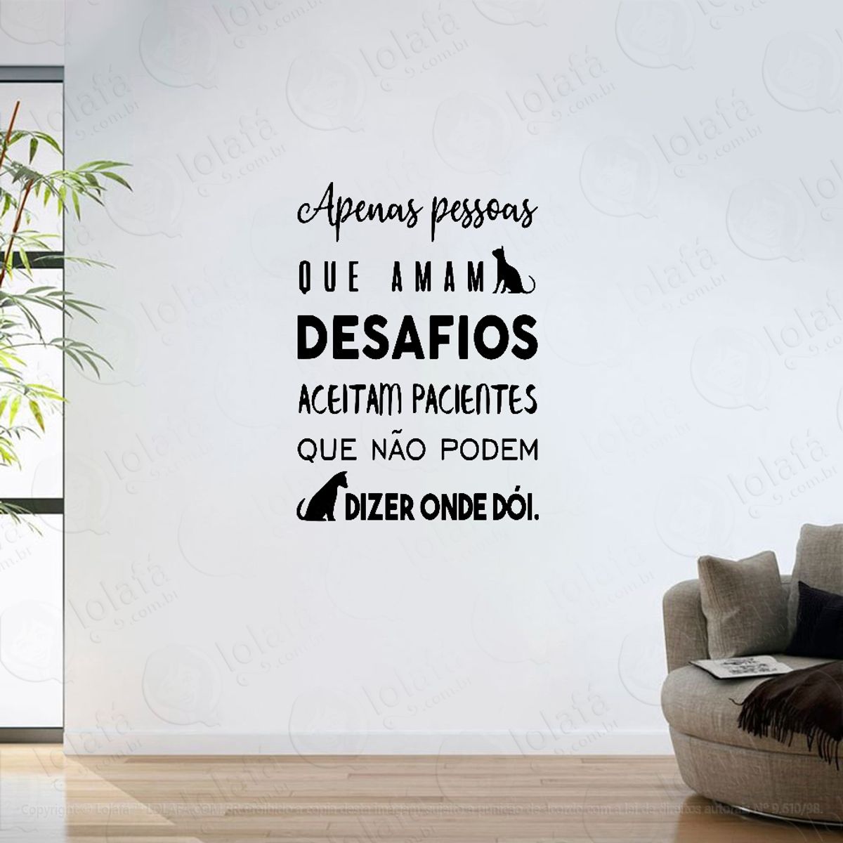 Adesivo Parede Pet Shop Veterinários Amam Animais Mod:6226