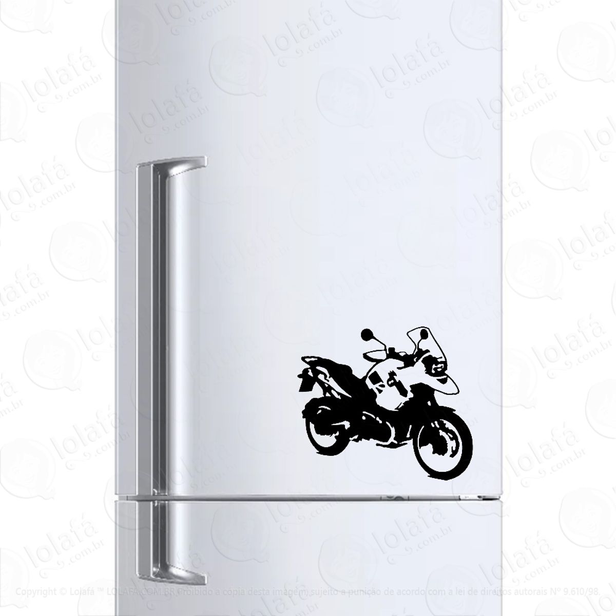 Adesivo Para Geladeira Moto Bigtrail Mod:6520