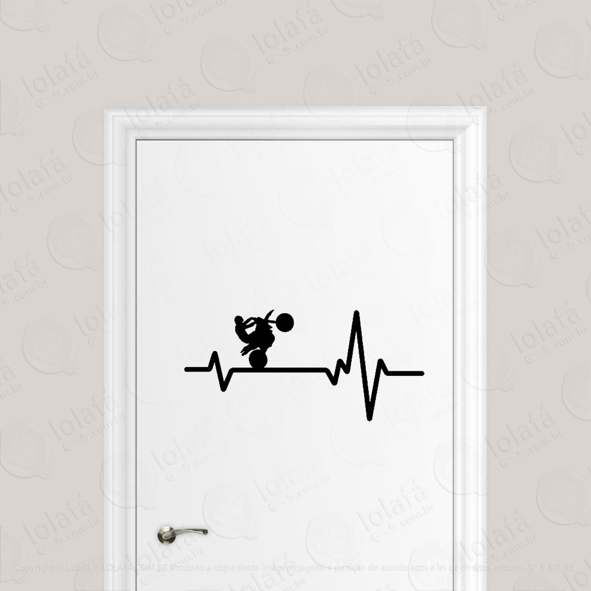 Adesivo Para Porta Batimentos Cardiaco Grau Manobra Mod:6571